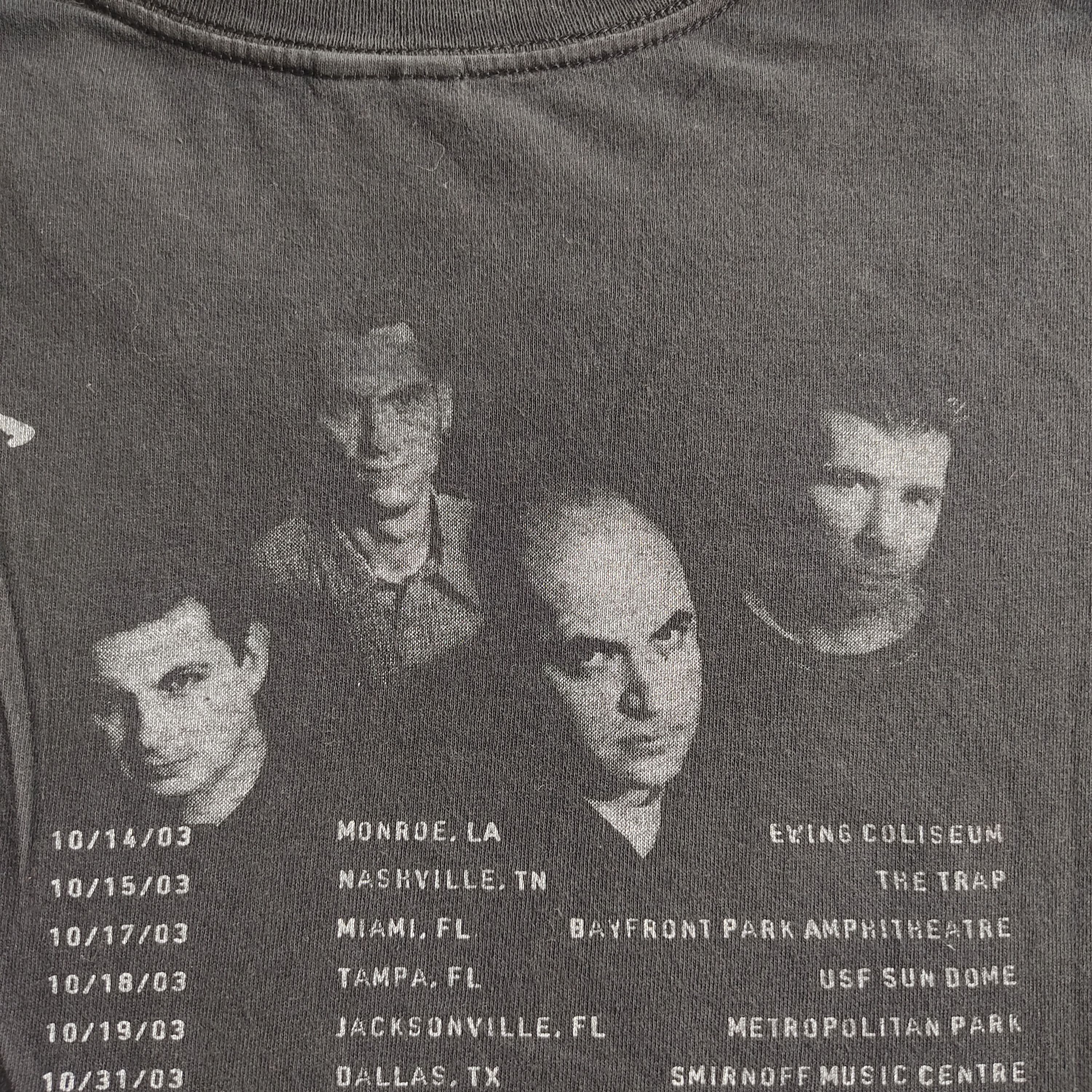 Band Tees Vintage Tshirt Y2k Band Staind Tour 2003 Backhit Size US XL / EU 56 / 4 - 5 Thumbnail