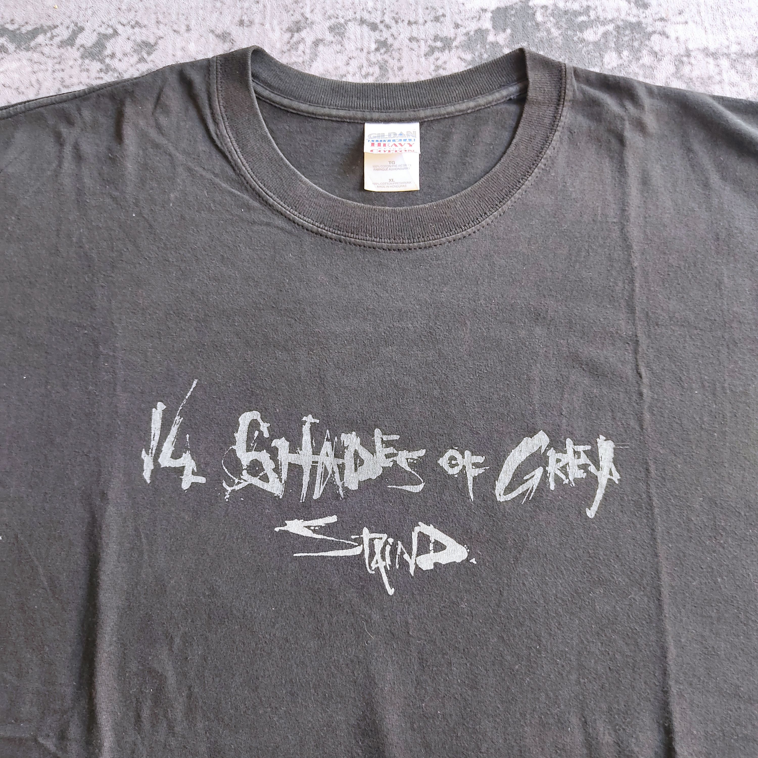 Band Tees Vintage Tshirt Y2k Band Staind Tour 2003 Backhit Size US XL / EU 56 / 4 - 3 Thumbnail
