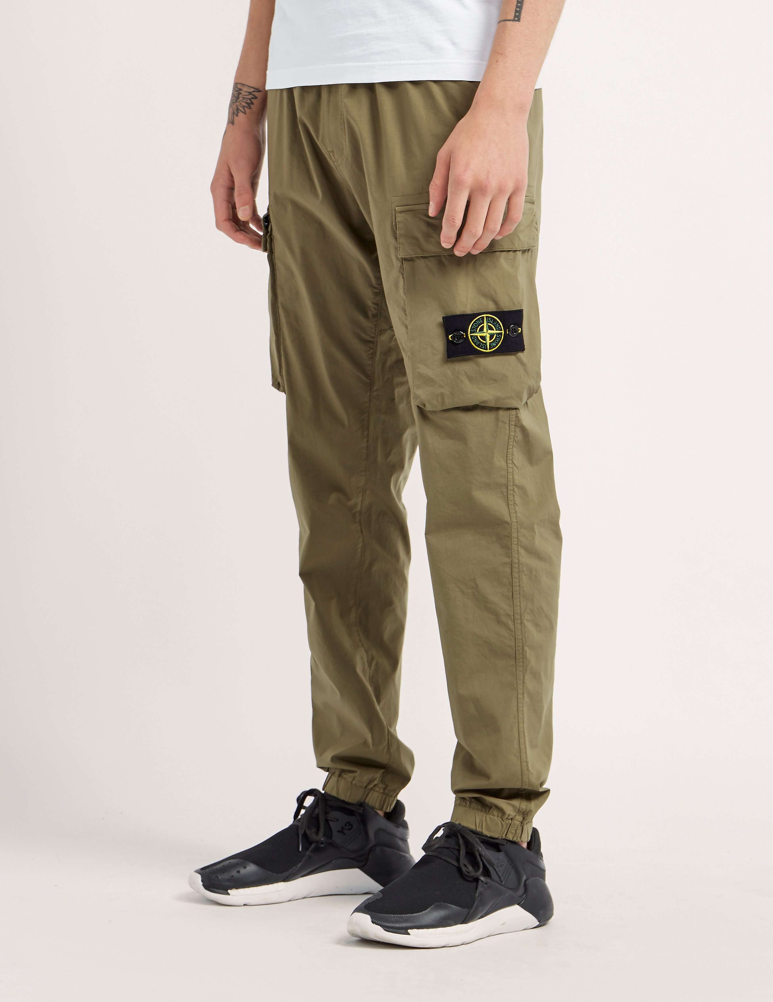 Stone Island Olive Cargo Pants