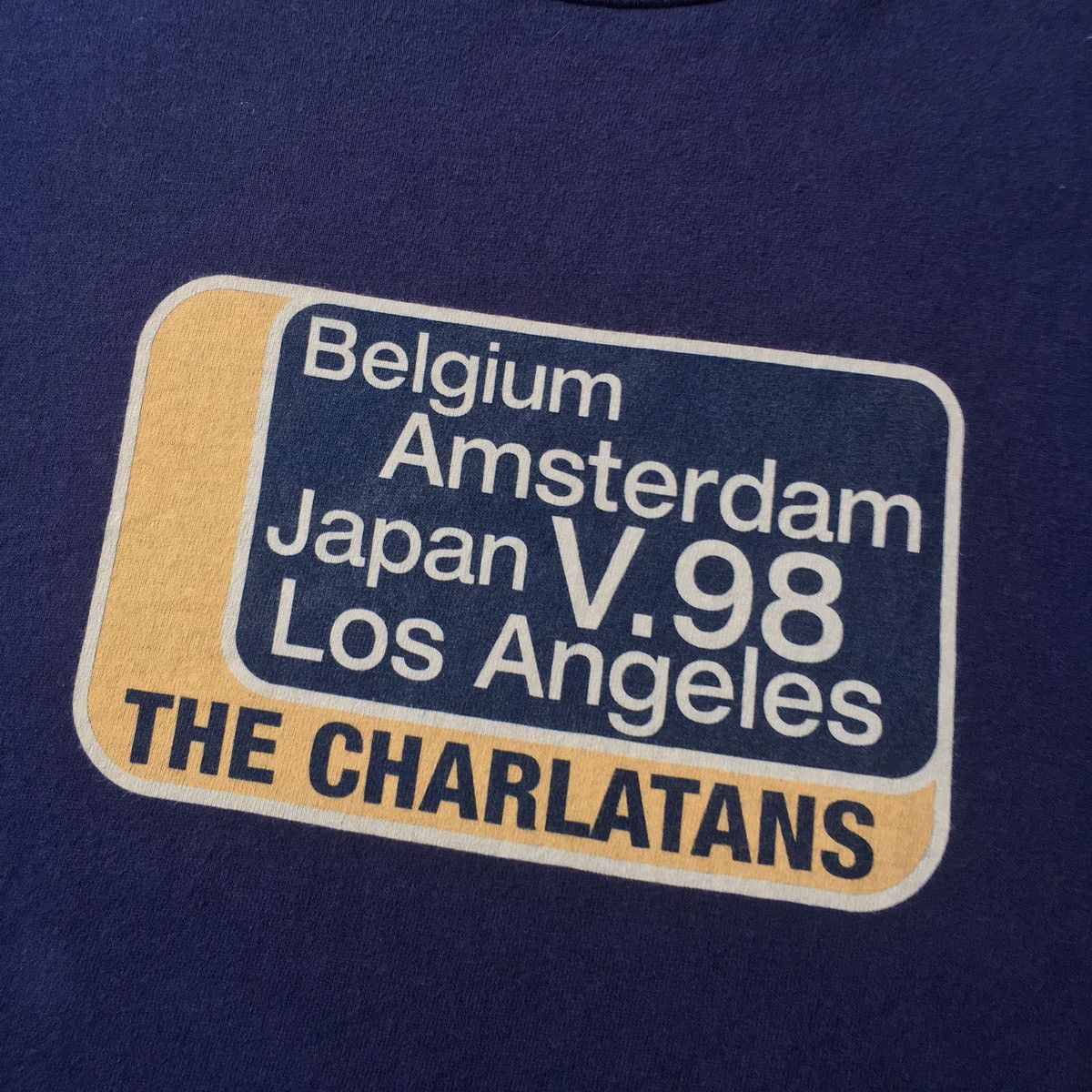 Band Tees × Vintage Vintage The Charlatans T-Shirt 1998 Size US L / EU 52-54 / 3 - 4 Thumbnail