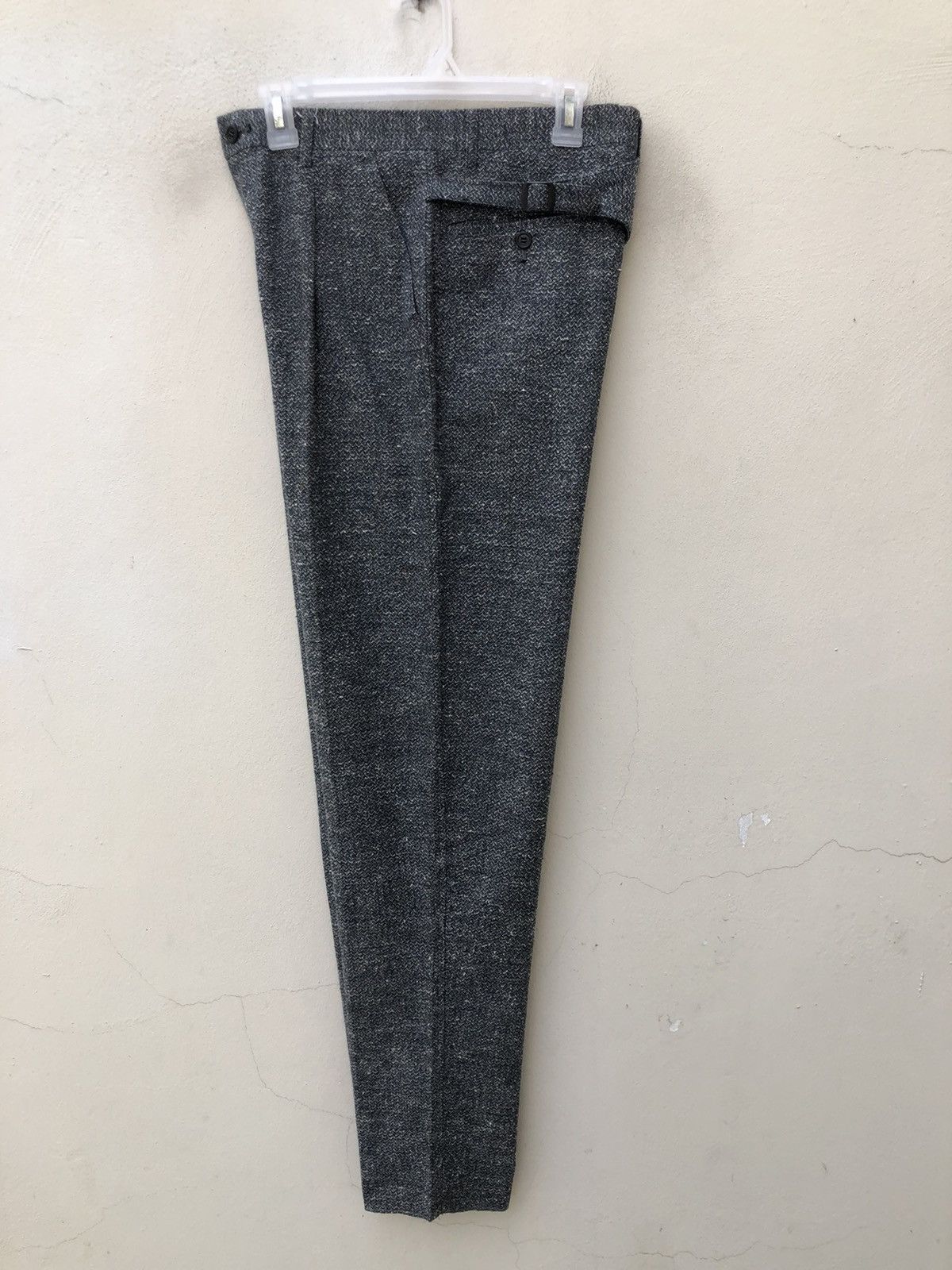 Vintage Vintage 90s Monsieur BILVIE Japan Salt & Pepper Trouser Pant Size US 30 / EU 46 - 22 Thumbnail