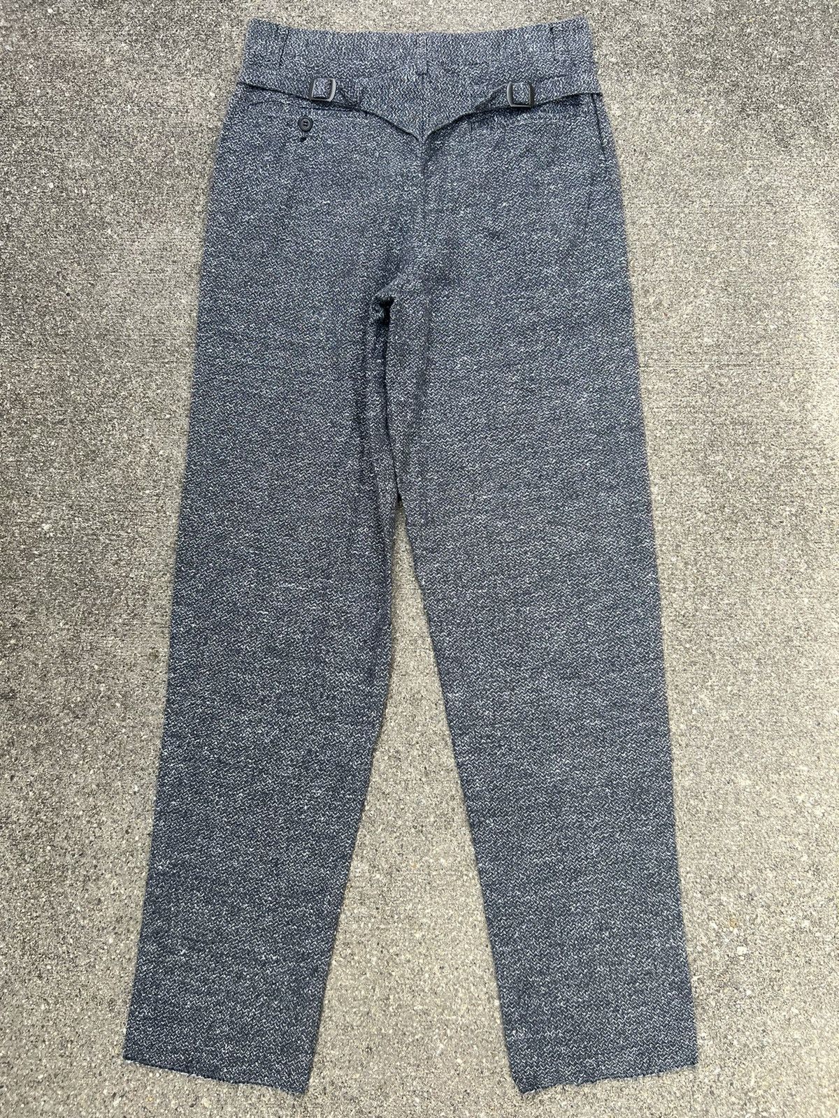 Vintage Vintage 90s Monsieur BILVIE Japan Salt & Pepper Trouser Pant Size US 30 / EU 46 - 6 Thumbnail