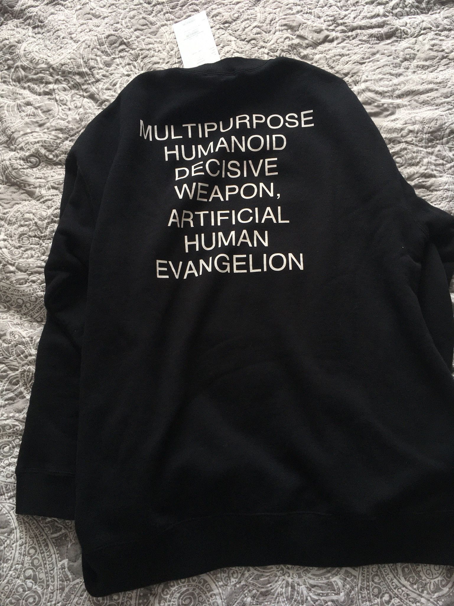 Undercover Evangelion Oversized Crewneck Sweatshirt Rei size 4 