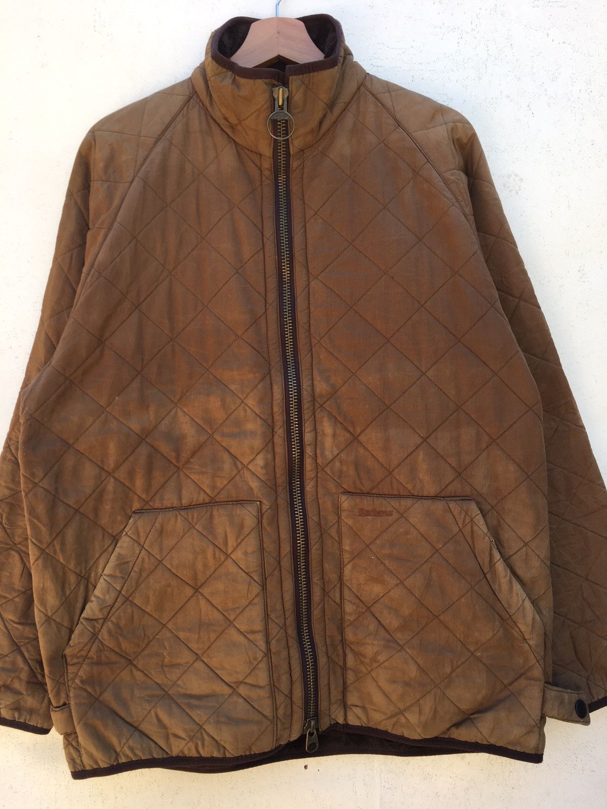 Barbour Vintage Barbour Quilted Jacket Size US XL / EU 56 / 4 - 4 Thumbnail