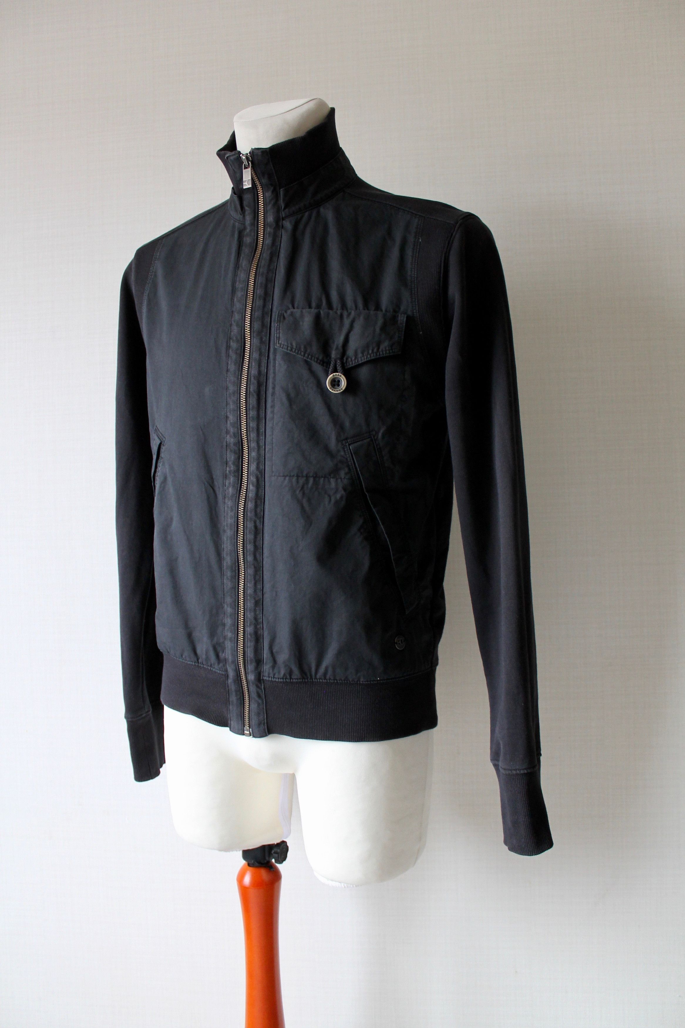 Hugo Boss HUGO BOSS Zidane Full Zip Up Sweatshirt light Jacket Black Size US S / EU 44-46 / 1 - 1 Thumbnail