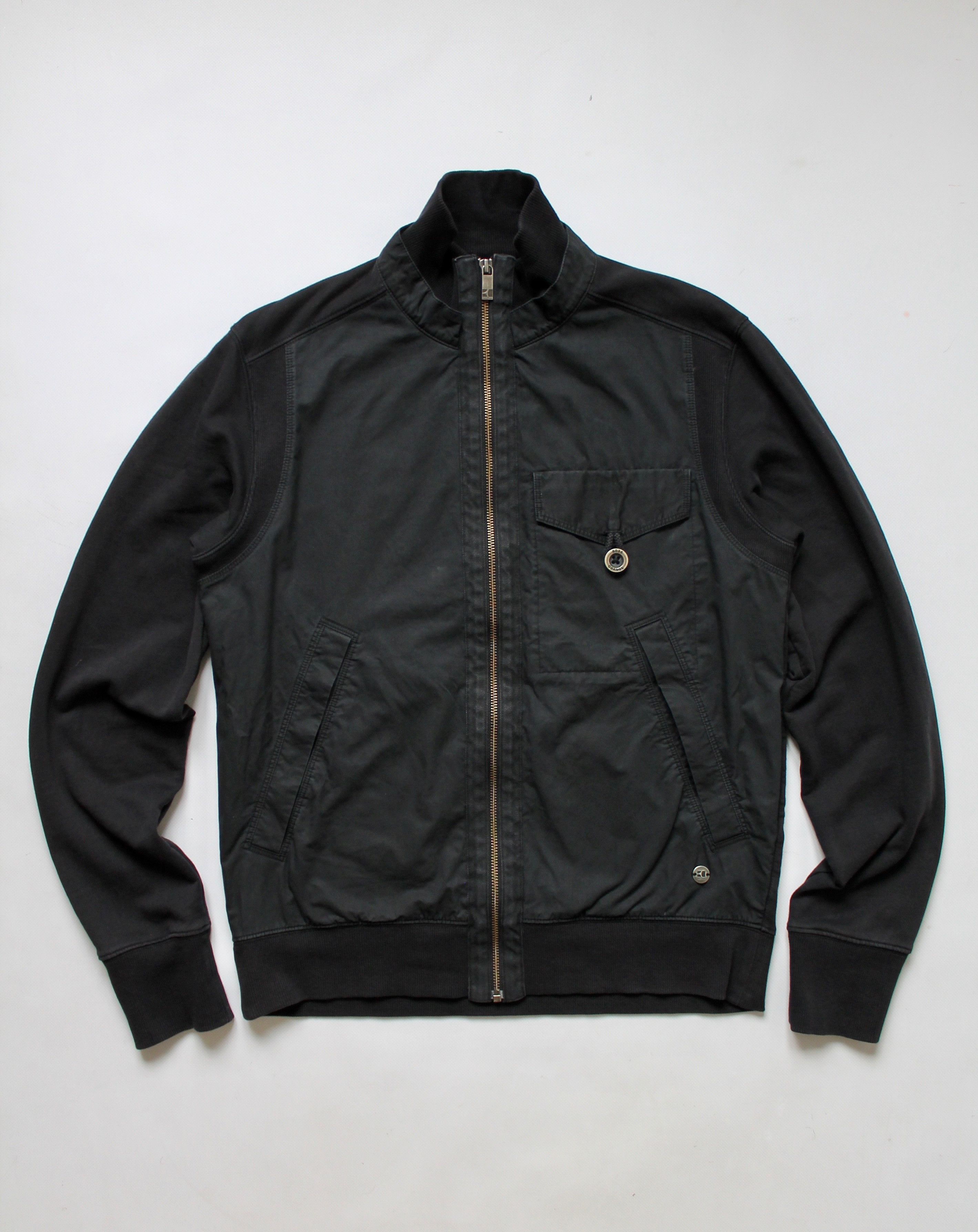 Hugo Boss HUGO BOSS Zidane Full Zip Up Sweatshirt light Jacket Black Size US S / EU 44-46 / 1 - 12 Thumbnail
