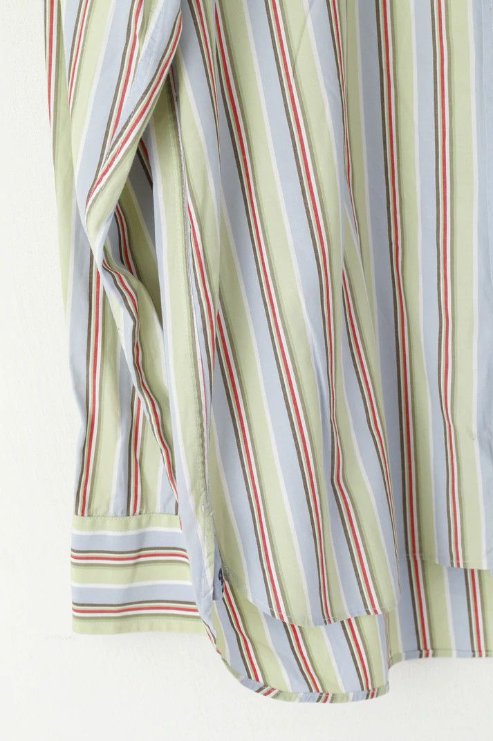 Tommy Hilfiger Tommy Hilfiger Men XL Casual Shirt Blue Green 6454 Size US XL / EU 56 / 4 - 3 Thumbnail