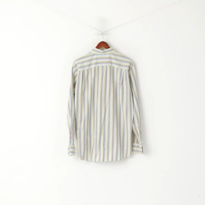Tommy Hilfiger Tommy Hilfiger Men XL Casual Shirt Blue Green 6454 Size US XL / EU 56 / 4 - 6 Thumbnail