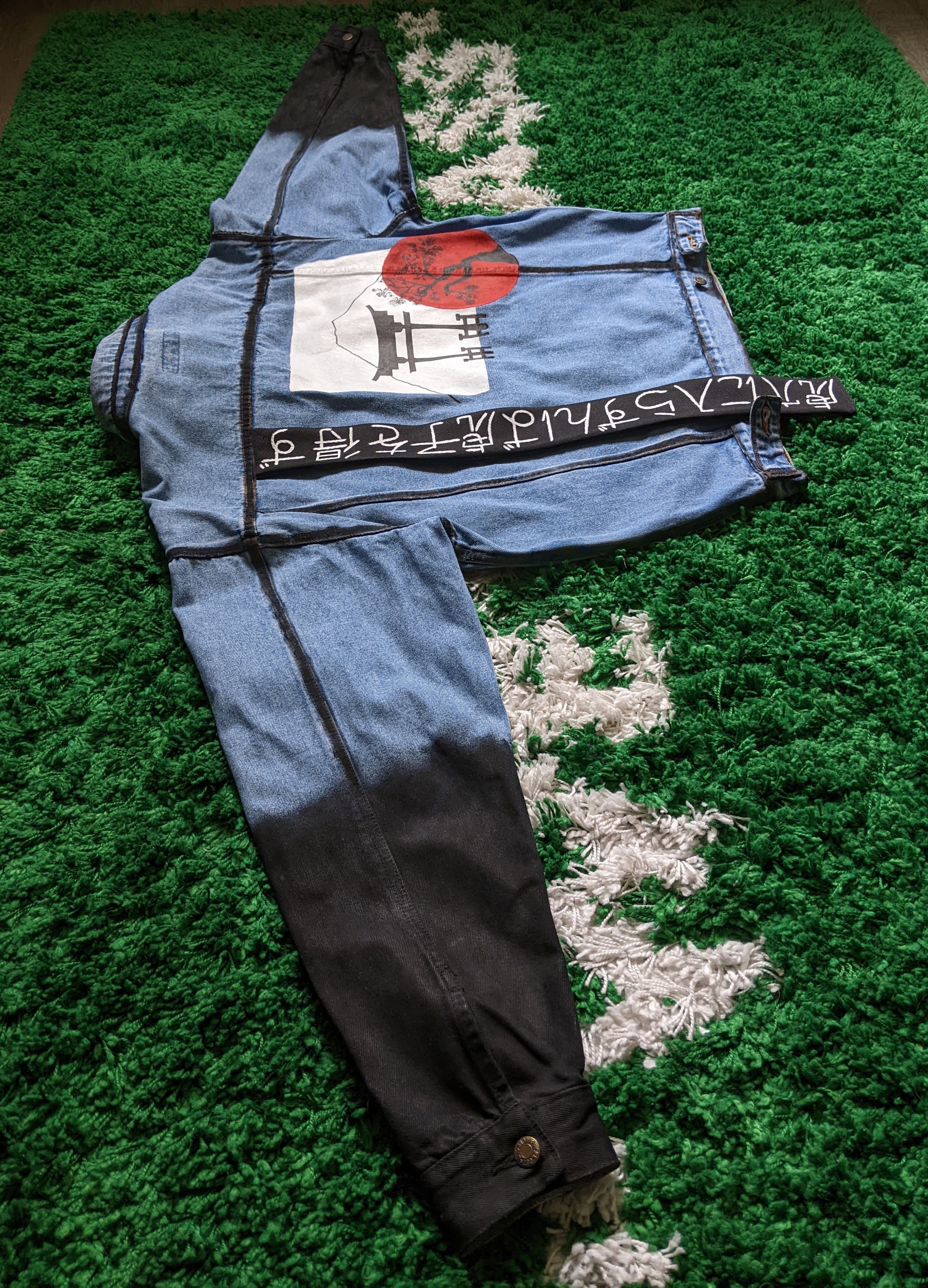 Handmade Japanese minimalism denim (available in all sizes) Size US S / EU 44-46 / 1 - 9 Thumbnail