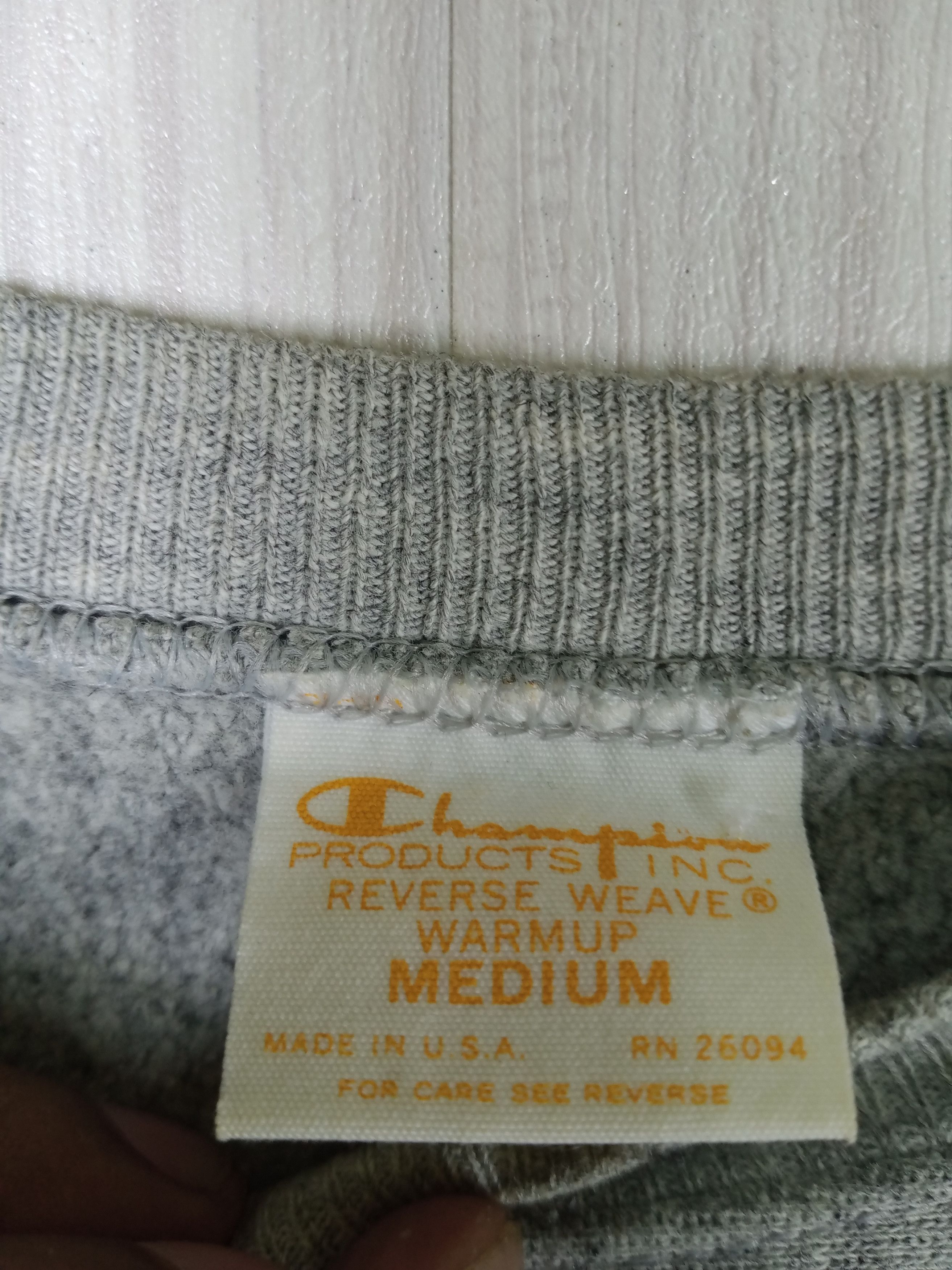 Champion Vintage 90s Champion Reverse Weave Warm Up Sweatshirt Size US L / EU 52-54 / 3 - 3 Thumbnail