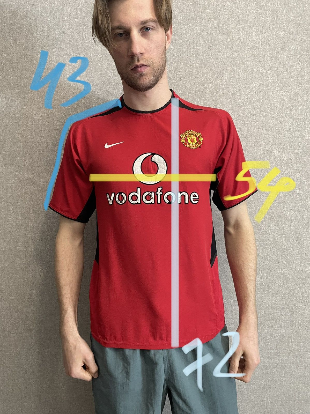 Vintage Manchester United Nike vintage 2002 soccer jersey Raymond 10 Size US L / EU 52-54 / 3 - 10 Thumbnail