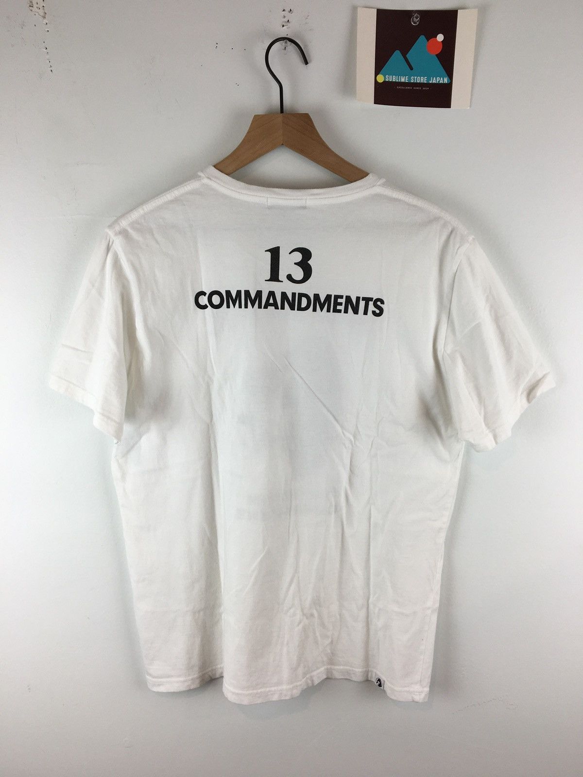 Hysteric Glamour 13 Commandments Skull Tee