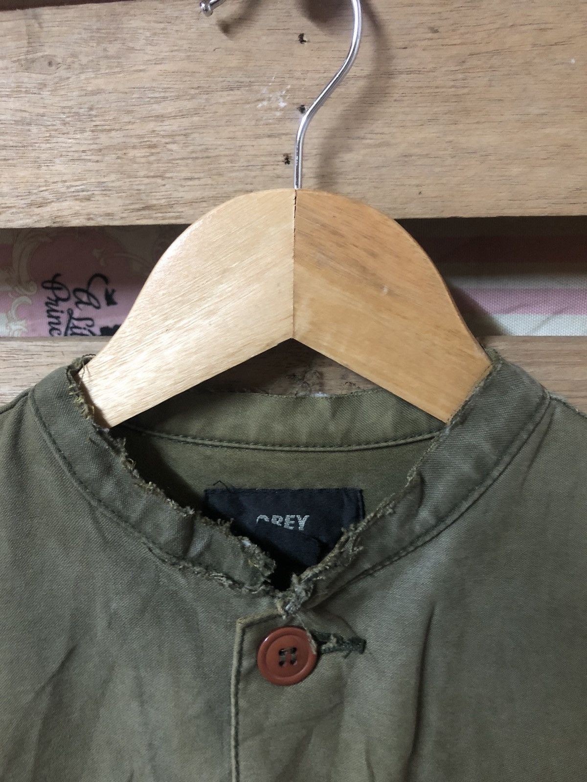 Obey Obey Propaganda Button Up Jacket Nice Design Distressed Size US S / EU 44-46 / 1 - 9 Thumbnail