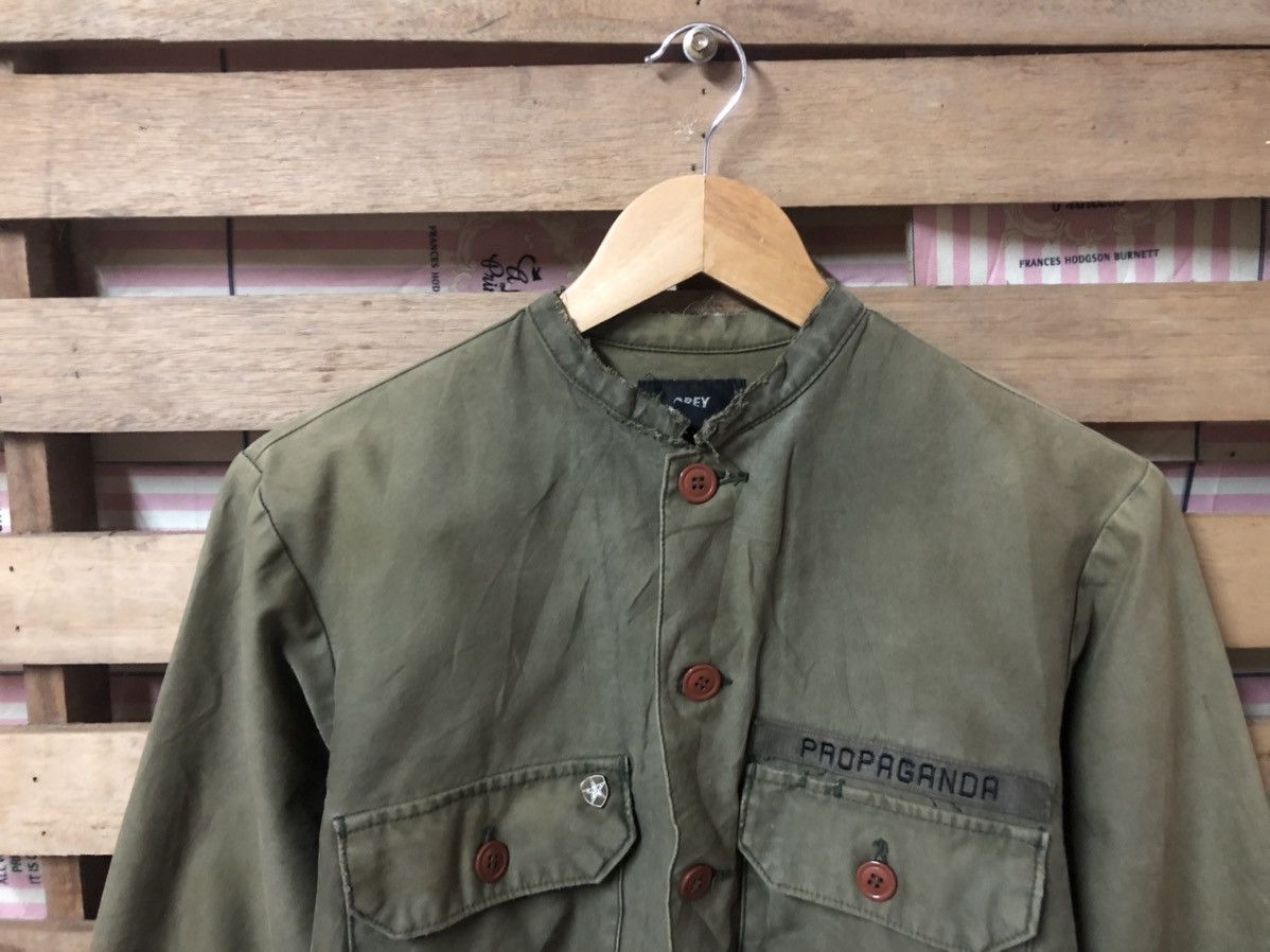 Obey Obey Propaganda Button Up Jacket Nice Design Distressed Size US S / EU 44-46 / 1 - 5 Thumbnail