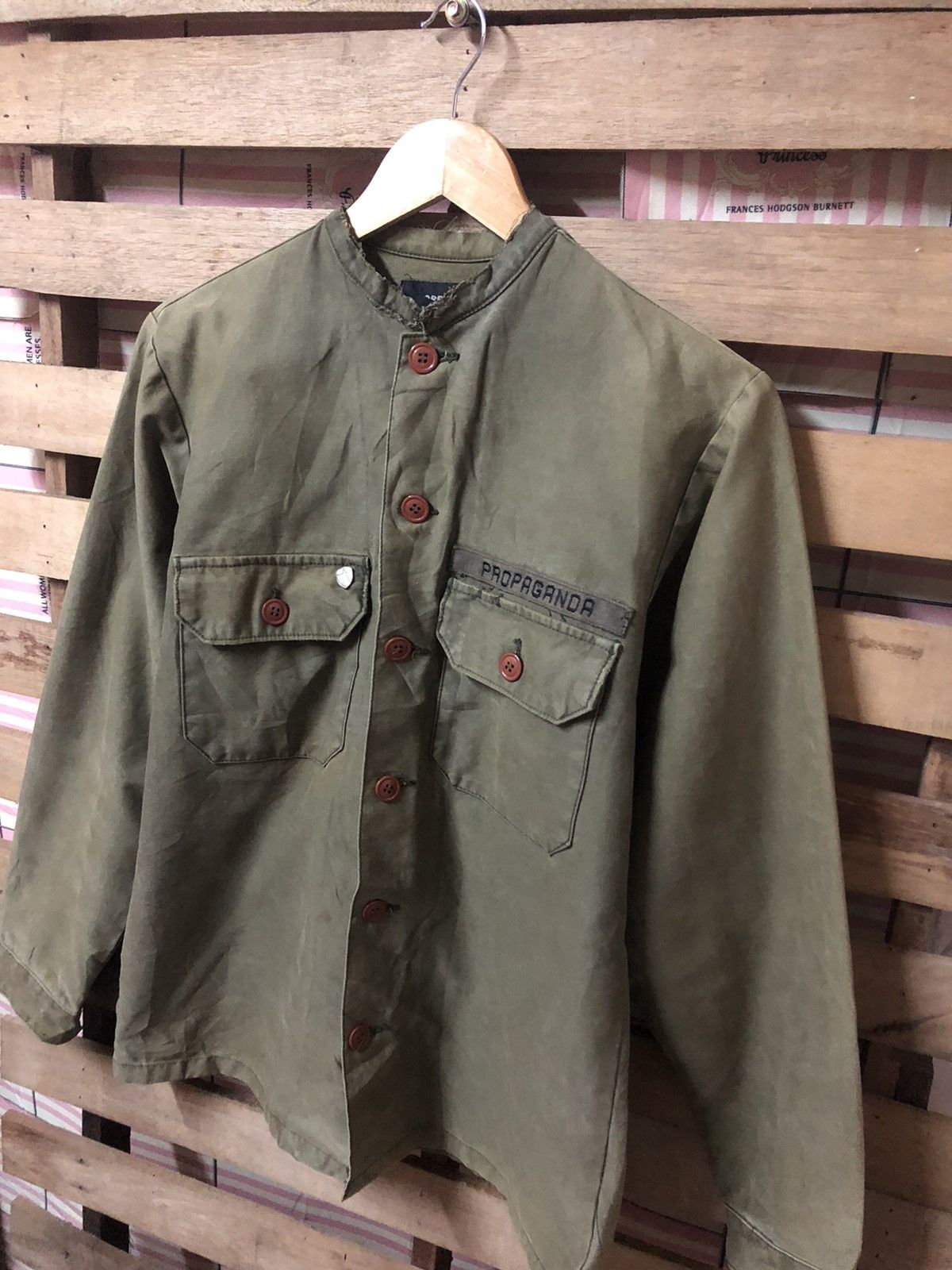 Obey Obey Propaganda Button Up Jacket Nice Design Distressed Size US S / EU 44-46 / 1 - 4 Thumbnail