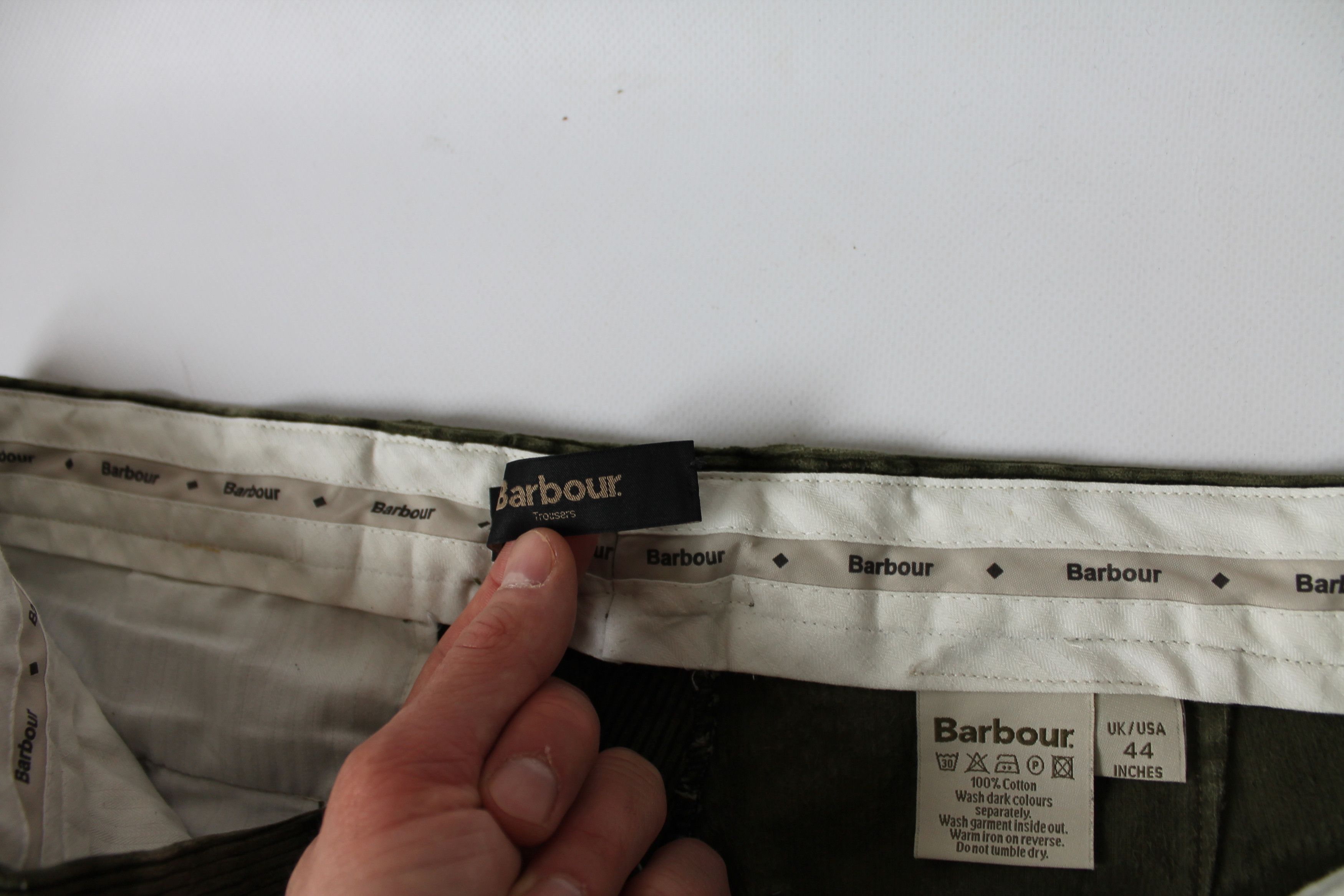 Barbour BARBOUR Corduroy Khaki green Pants W 41 Size US 41 - 6 Thumbnail