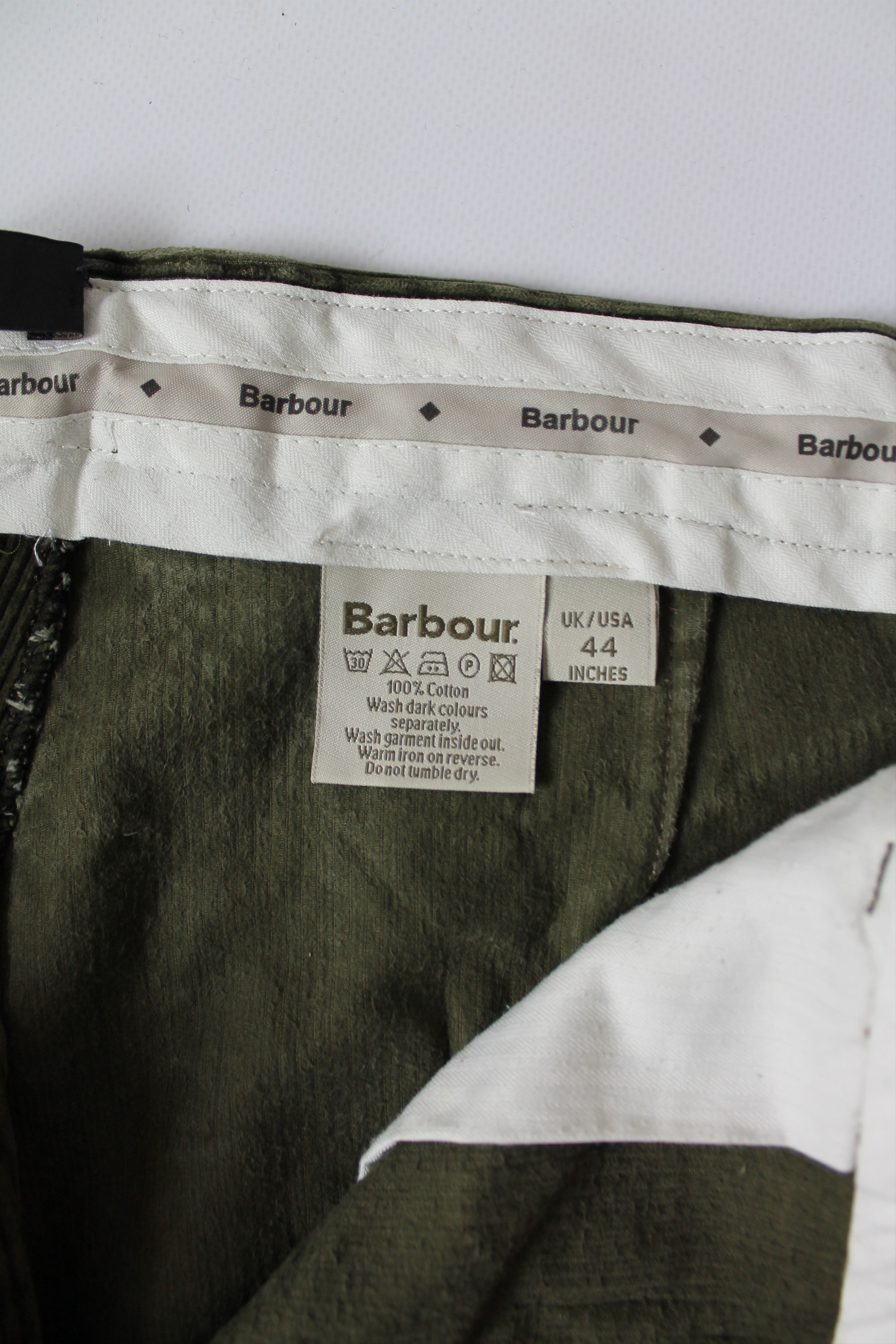 Barbour BARBOUR Corduroy Khaki green Pants W 41 Size US 41 - 7 Thumbnail
