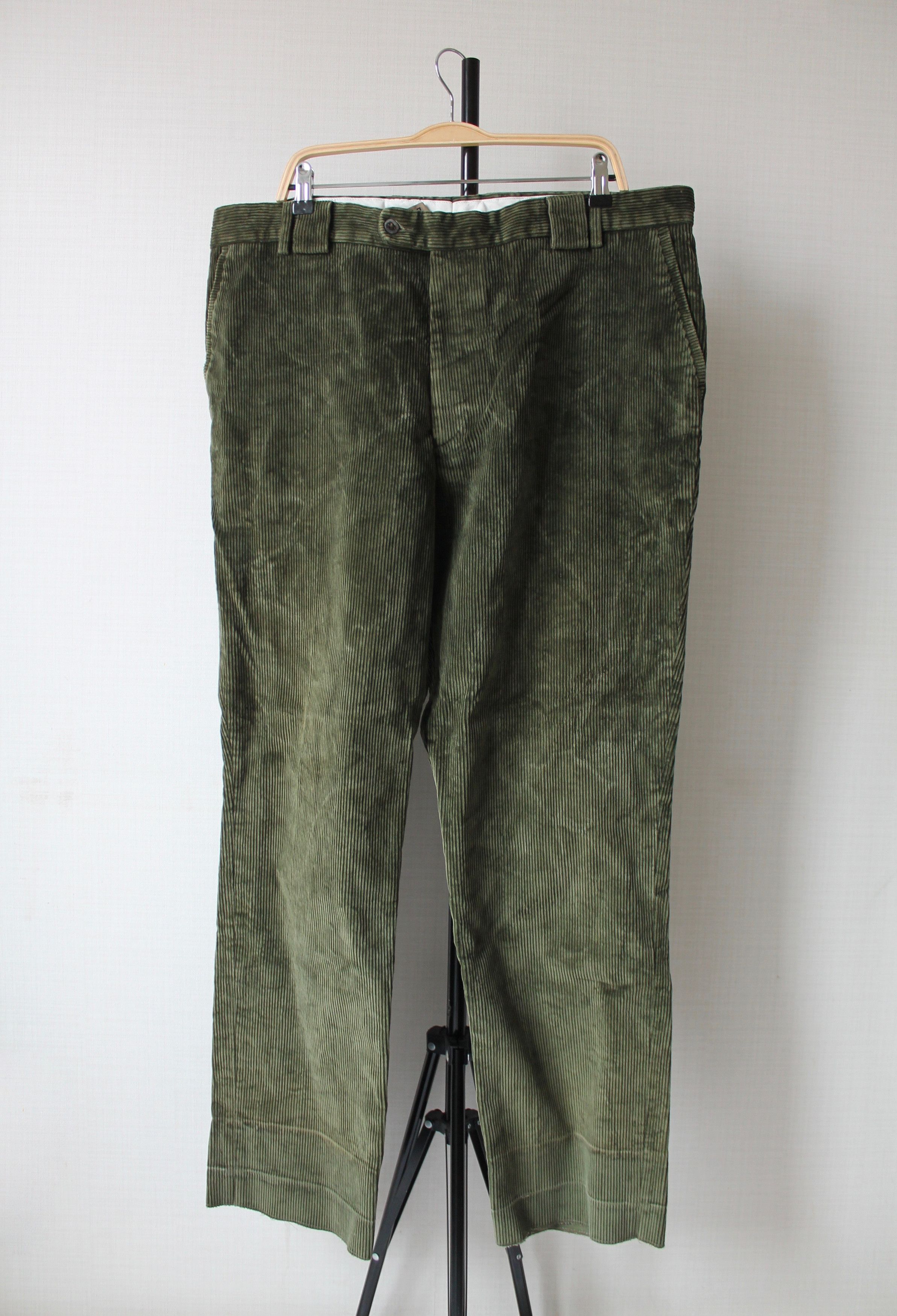 Barbour BARBOUR Corduroy Khaki green Pants W 41 Size US 41 - 1 Thumbnail
