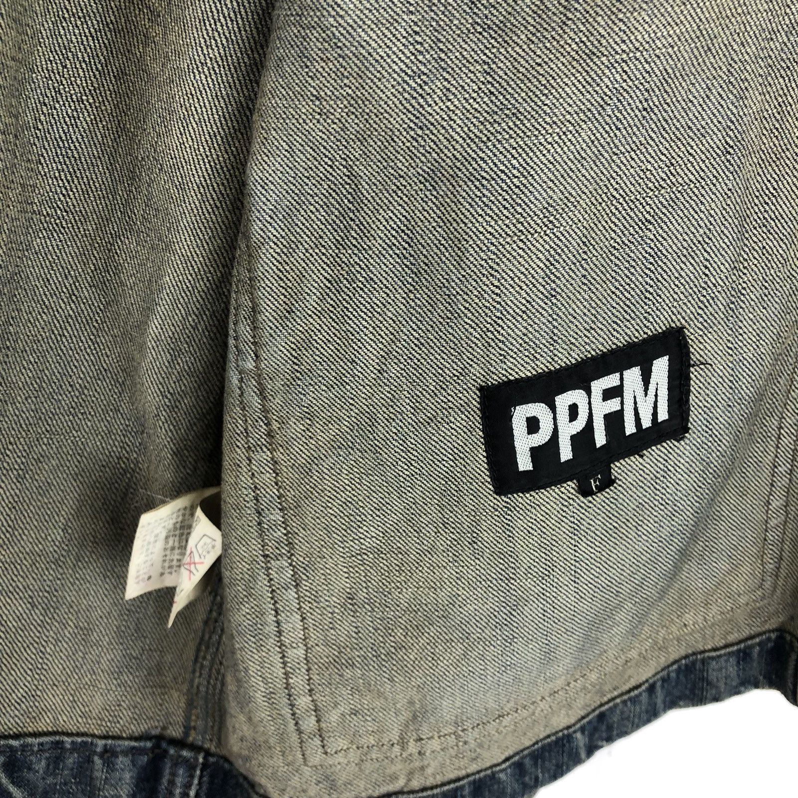 Japanese Brand × PPFM Handmade Distressed Painter Denim Jacket Ppfm Jeans Staple Size US M / EU 48-50 / 2 - 6 Thumbnail