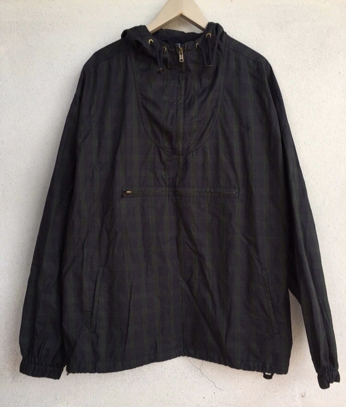 Polo Ralph Lauren Vtg Polo Ralph Lauren half zip checker design windbreaker Size US L / EU 52-54 / 3 - 1 Thumbnail