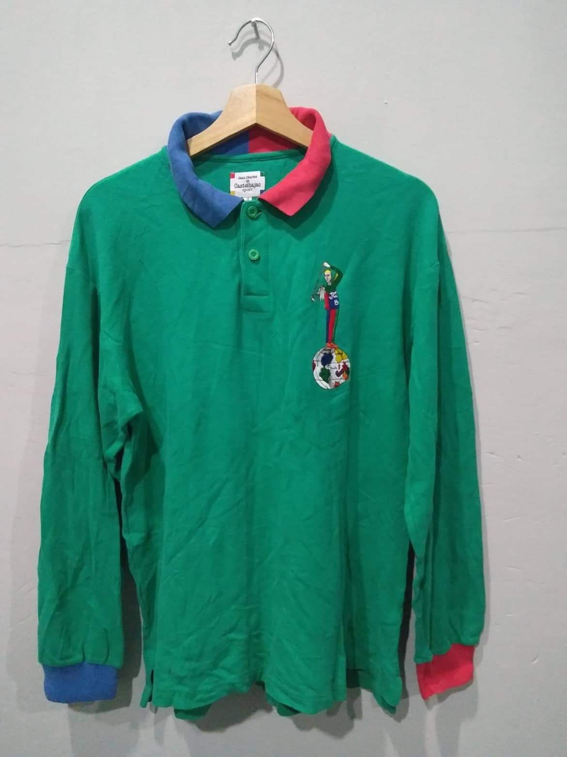 Jean Charles De Castelbajac JCDC Colourway Longsleeves Golf Shirts Size US L / EU 52-54 / 3 - 1 Thumbnail