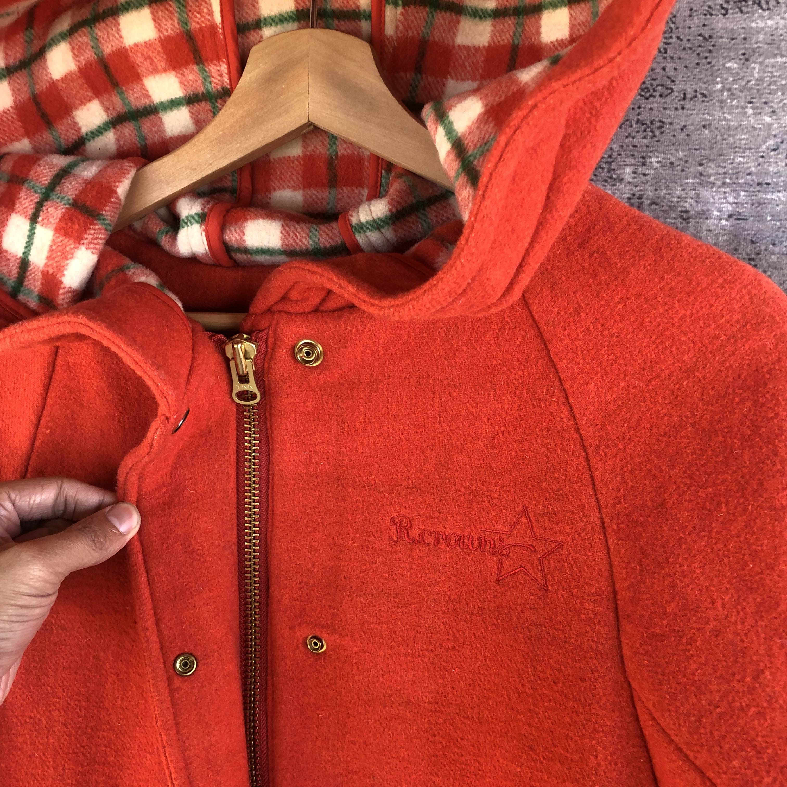 Japanese Brand × Vintage Rodeo Crown Baseball Jacket Hoodie Japanese Wool Jacket Size US M / EU 48-50 / 2 - 14 Thumbnail