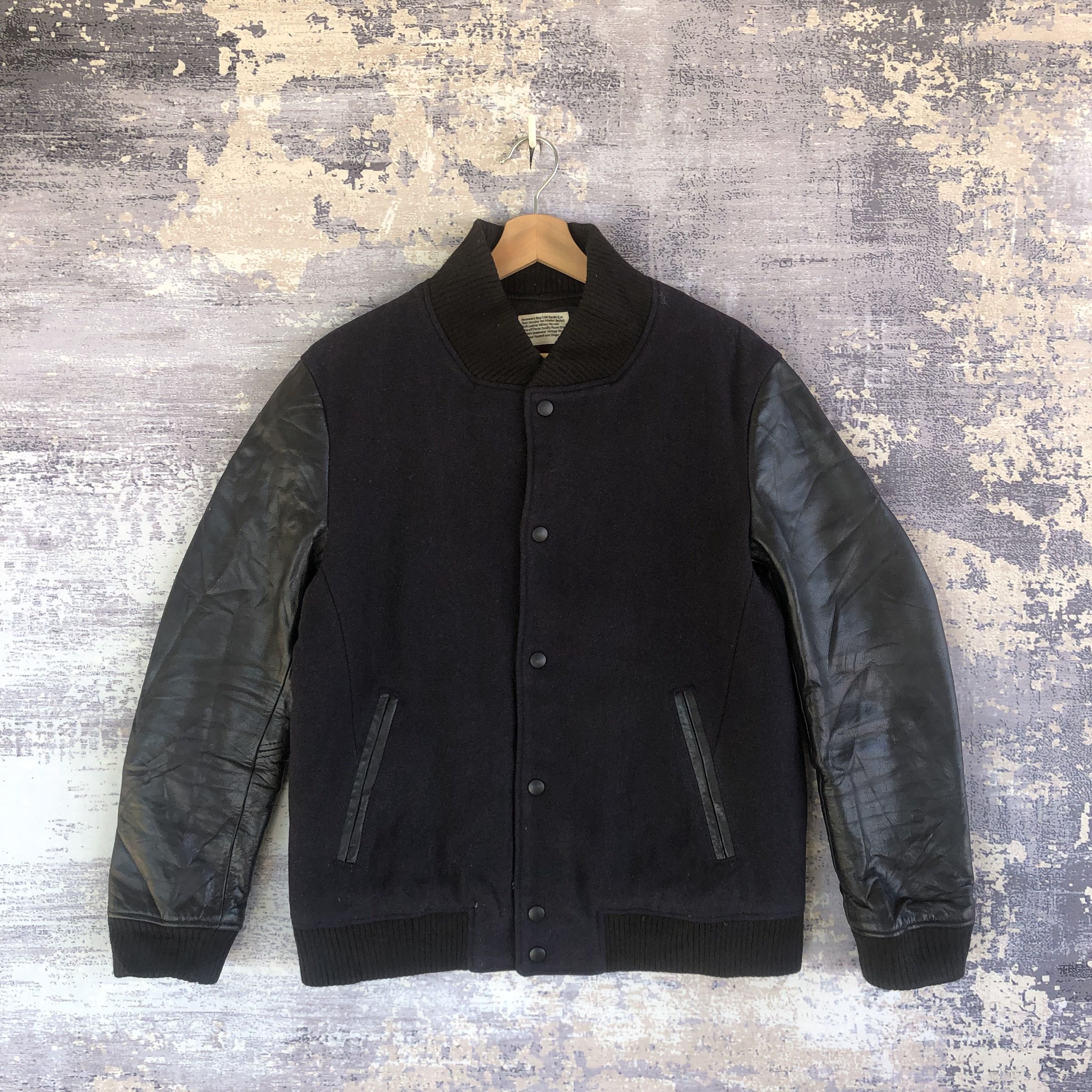 Japanese Brand × Vintage Japanese Varsity Jacket Japanese Baseball Wool Jacket Size US S / EU 44-46 / 1 - 1 Thumbnail