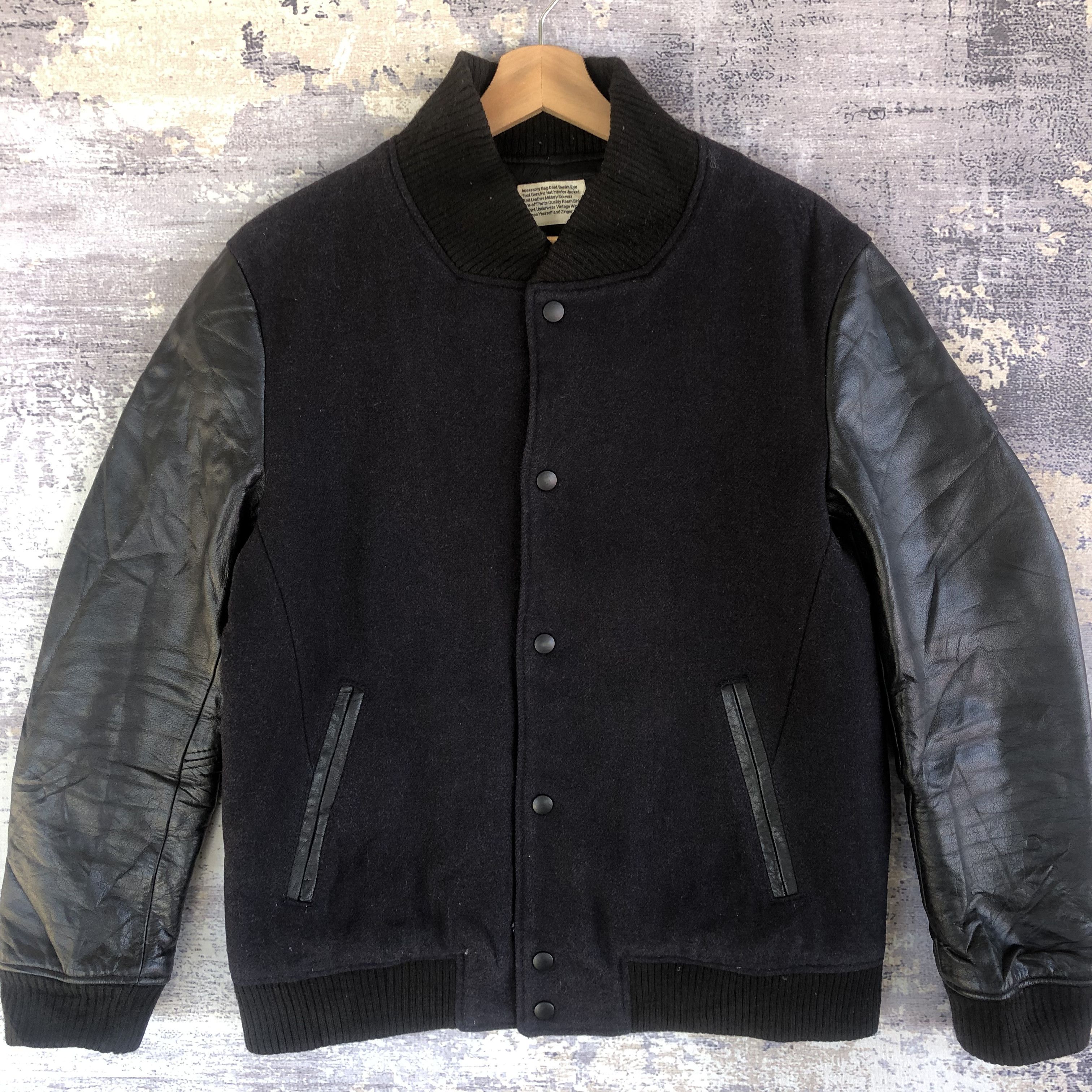 Japanese Brand × Vintage Japanese Varsity Jacket Japanese Baseball Wool Jacket Size US S / EU 44-46 / 1 - 4 Thumbnail
