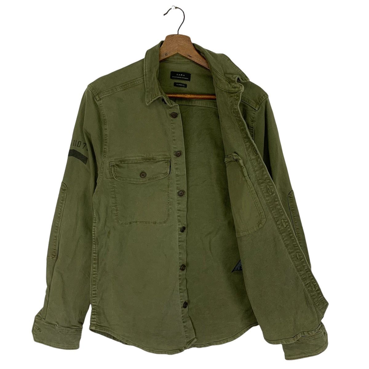 Zara Zara Military Design Parka Button Jacket Size US M / EU 48-50 / 2 - 4 Thumbnail