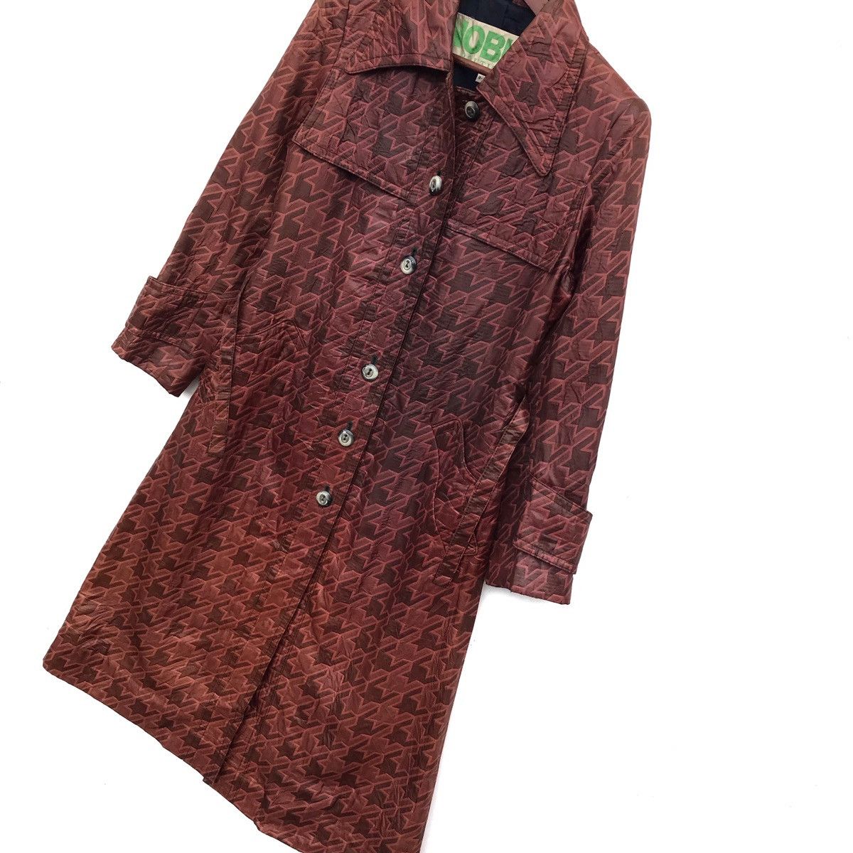 Japanese Brand Vintage Nobuo Boutique Long Coat Size US M / EU 48-50 / 2 - 3 Thumbnail