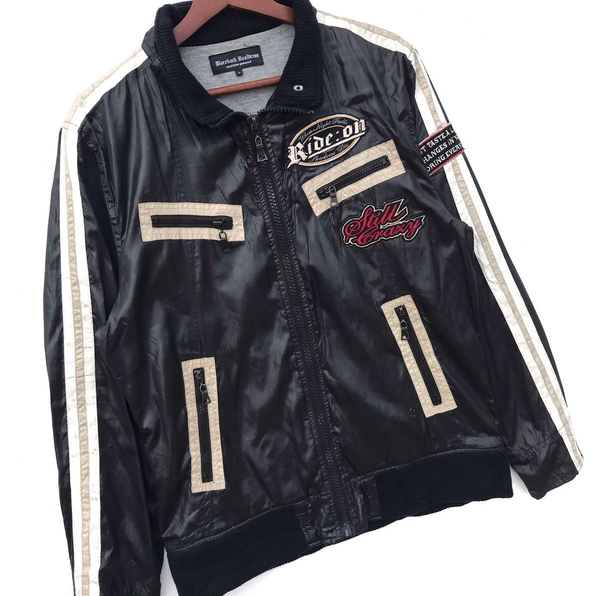 Japanese Brand Vintage Bareback Realoress Zipper Jacket Size US L / EU 52-54 / 3 - 2 Thumbnail