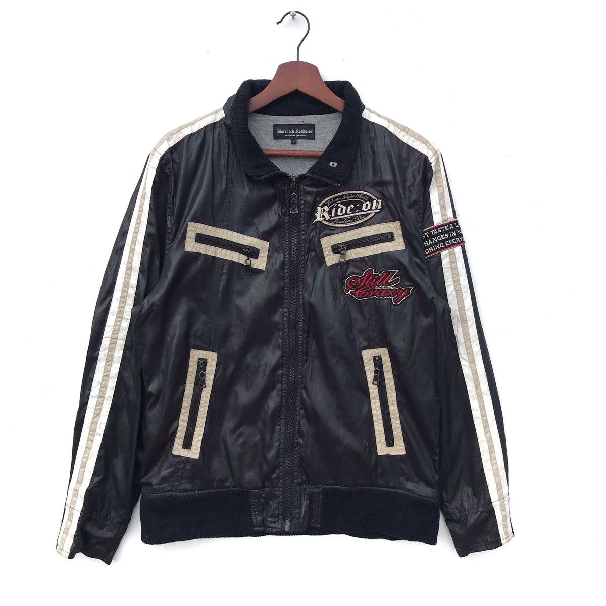 Japanese Brand Vintage Bareback Realoress Zipper Jacket Size US L / EU 52-54 / 3 - 1 Thumbnail