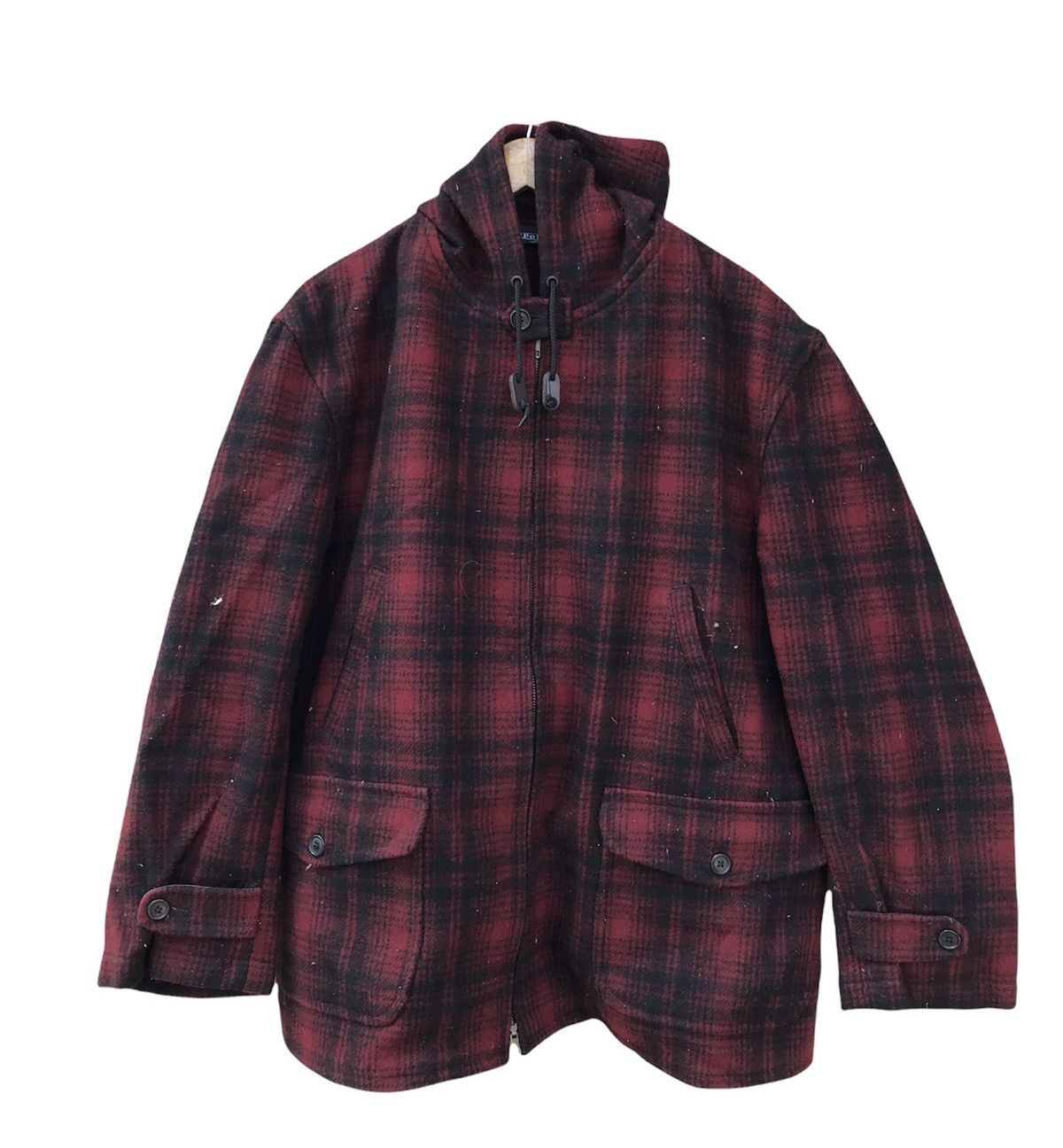 Polo Ralph Lauren VINTAGE 90a POLO RALPH LAUREN HOODIE WOOL JACKET SKI Size US XL / EU 56 / 4 - 1 Thumbnail