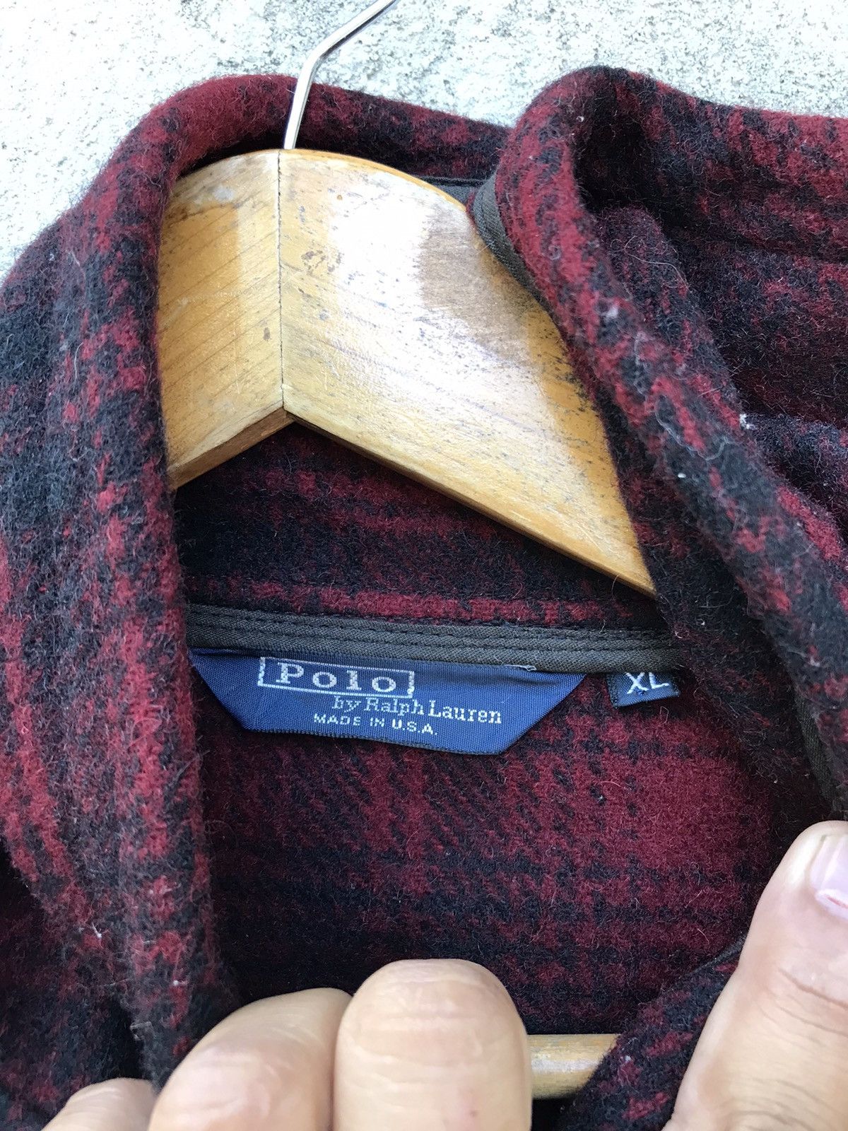 Polo Ralph Lauren VINTAGE 90a POLO RALPH LAUREN HOODIE WOOL JACKET SKI Size US XL / EU 56 / 4 - 5 Thumbnail