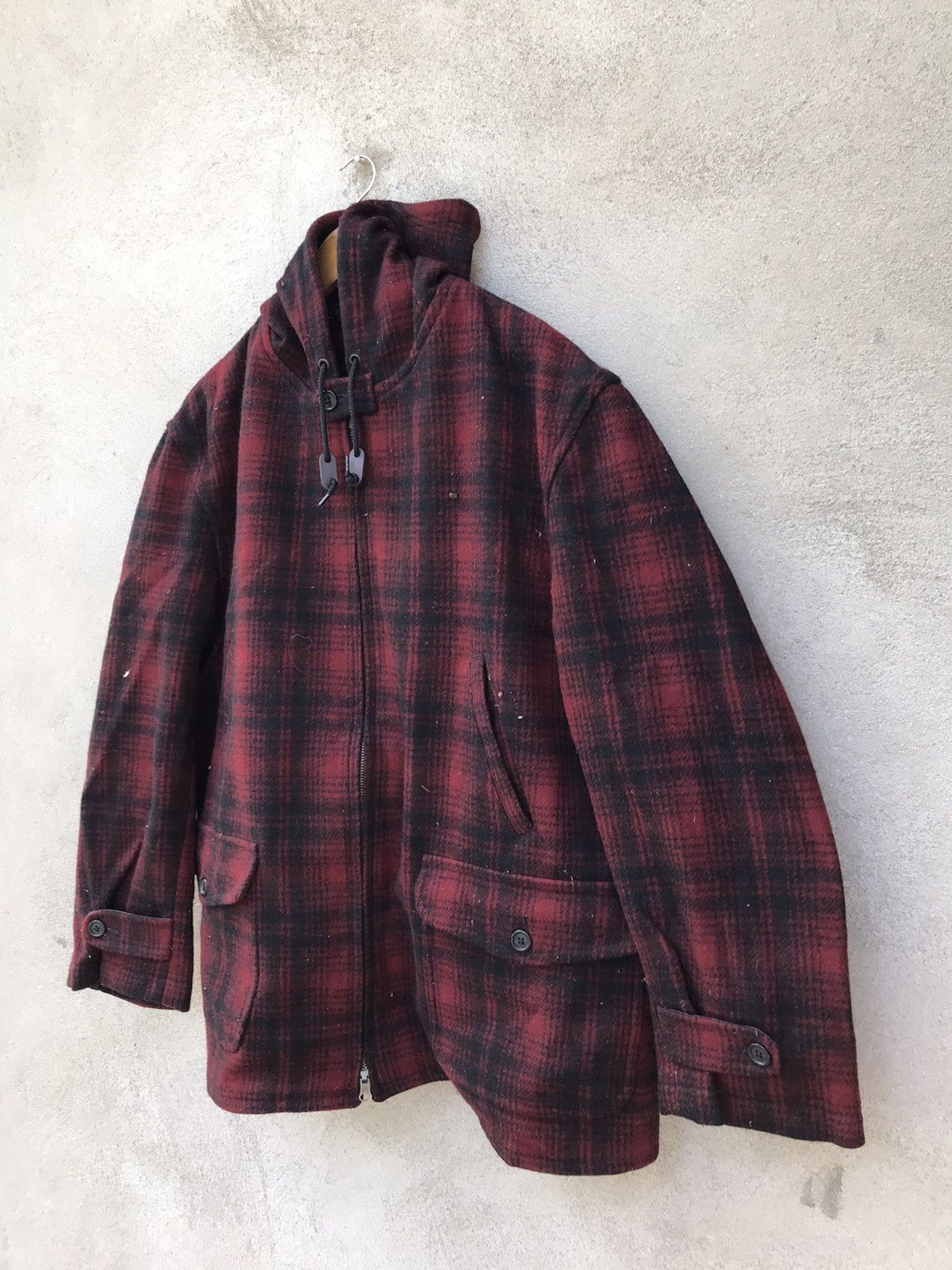 Polo Ralph Lauren VINTAGE 90a POLO RALPH LAUREN HOODIE WOOL JACKET SKI Size US XL / EU 56 / 4 - 3 Thumbnail