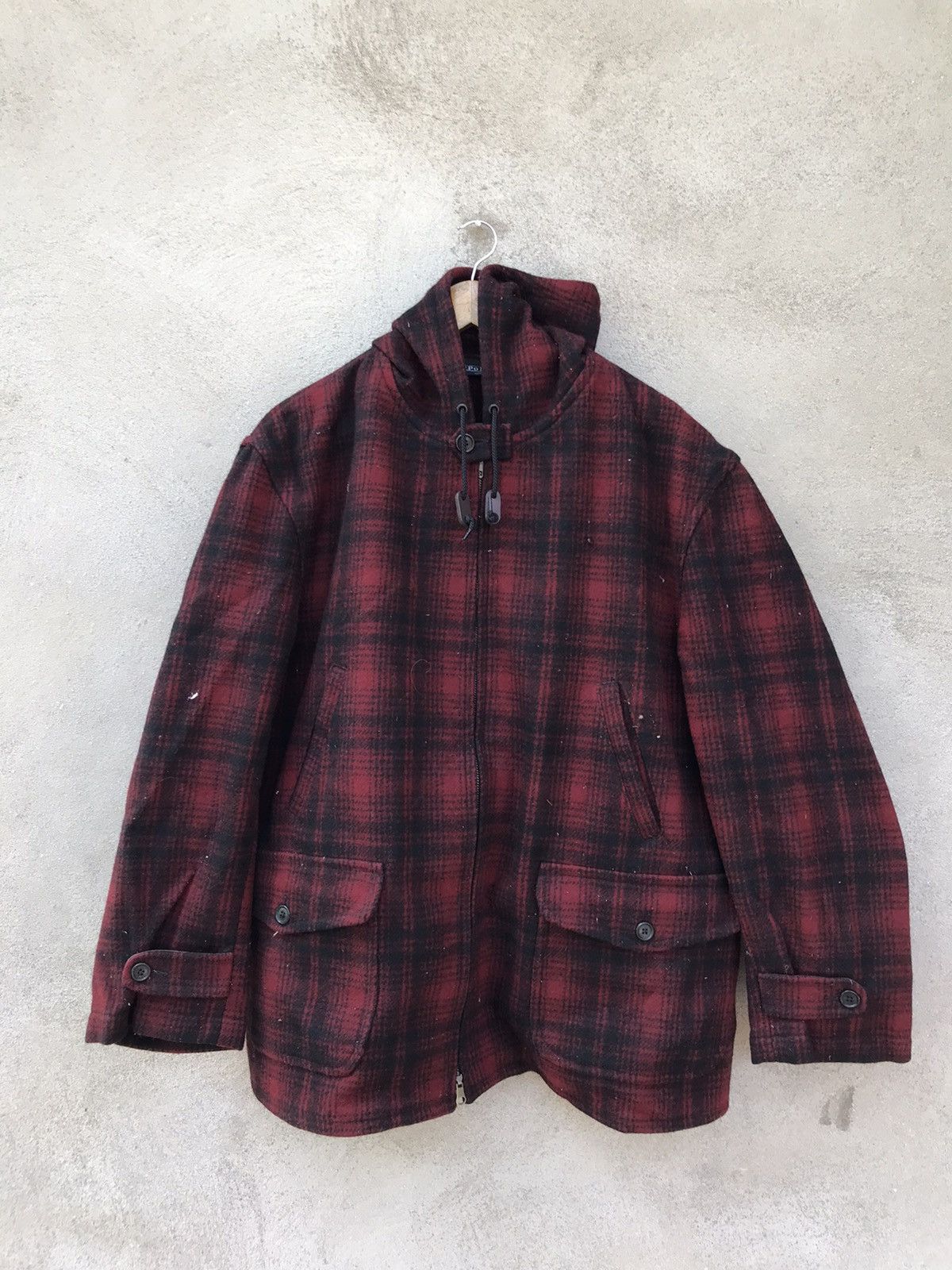 Polo Ralph Lauren VINTAGE 90a POLO RALPH LAUREN HOODIE WOOL JACKET SKI Size US XL / EU 56 / 4 - 2 Thumbnail