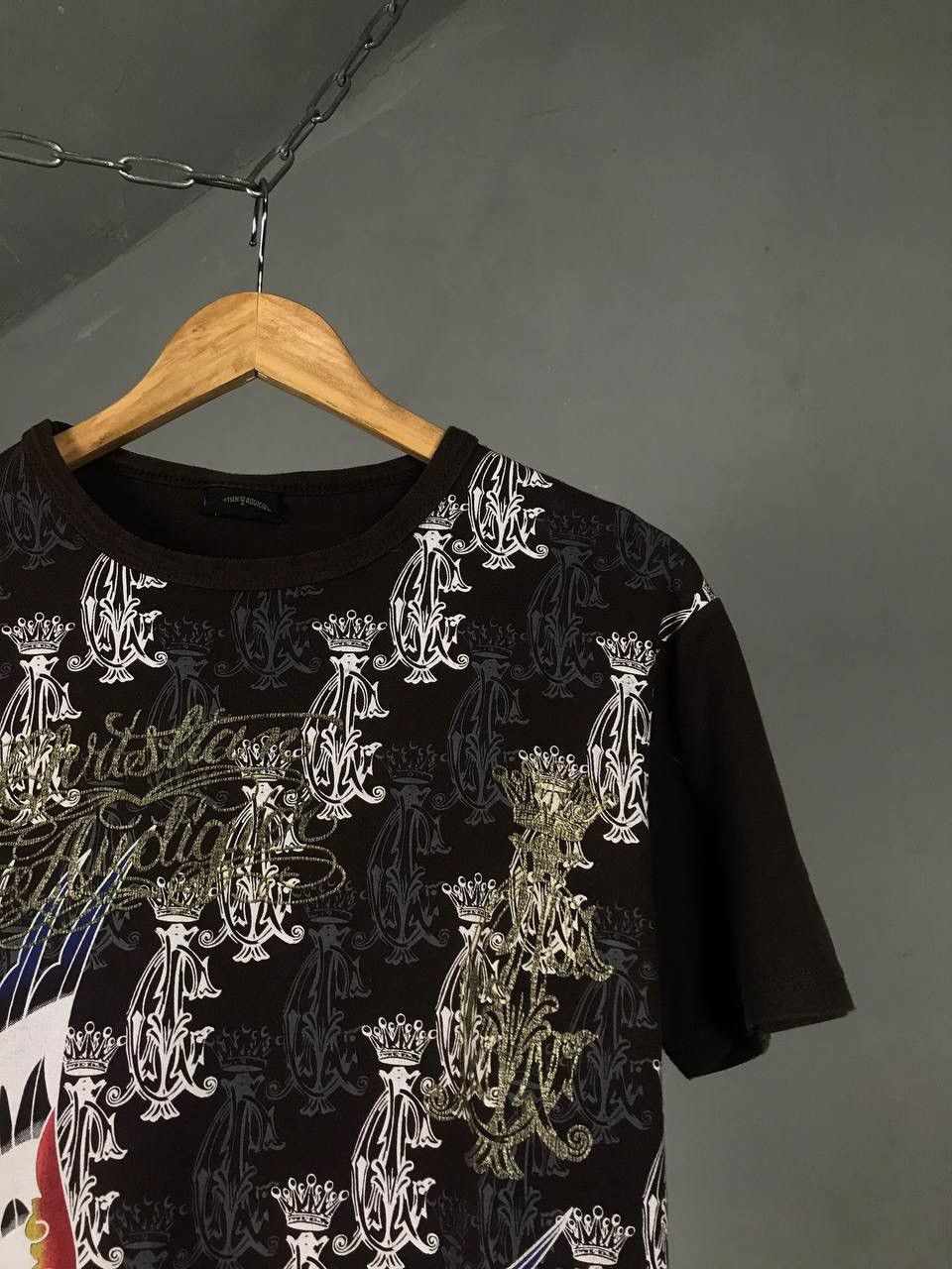 Christian Audigier Christian Audigier designer Ed Hardy luxury overprinted tee Size US L / EU 52-54 / 3 - 2 Thumbnail