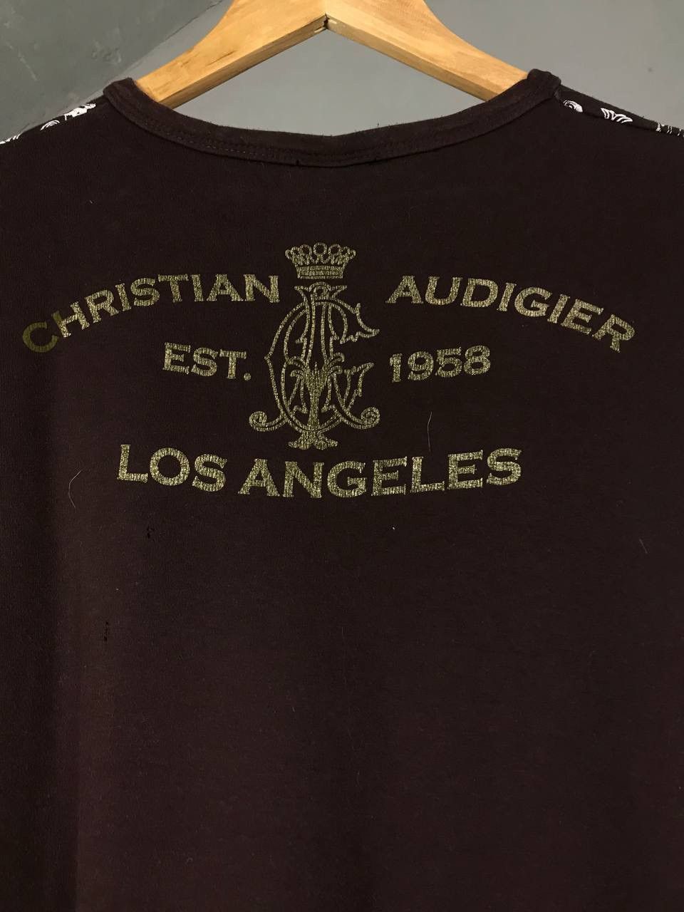 Christian Audigier Christian Audigier designer Ed Hardy luxury overprinted tee Size US L / EU 52-54 / 3 - 8 Thumbnail