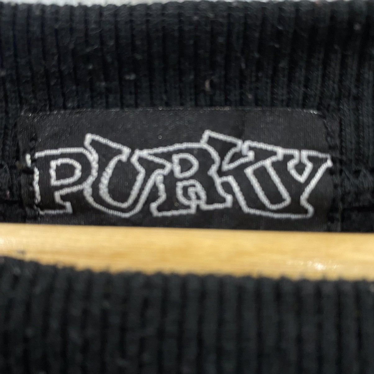 Japanese Brand Rare purky big logo sweatshirt embroidery Size US L / EU 52-54 / 3 - 4 Thumbnail