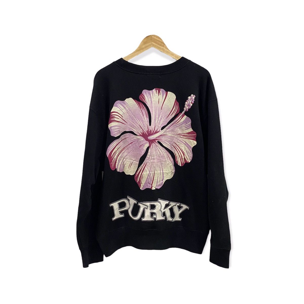 Japanese Brand Rare purky big logo sweatshirt embroidery Size US L / EU 52-54 / 3 - 1 Thumbnail