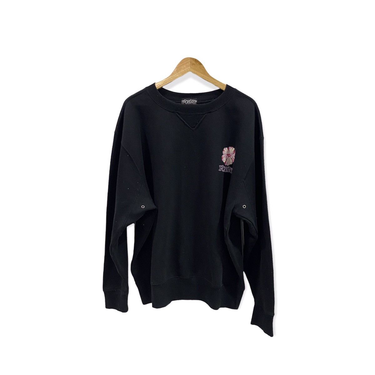 Japanese Brand Rare purky big logo sweatshirt embroidery Size US L / EU 52-54 / 3 - 2 Thumbnail