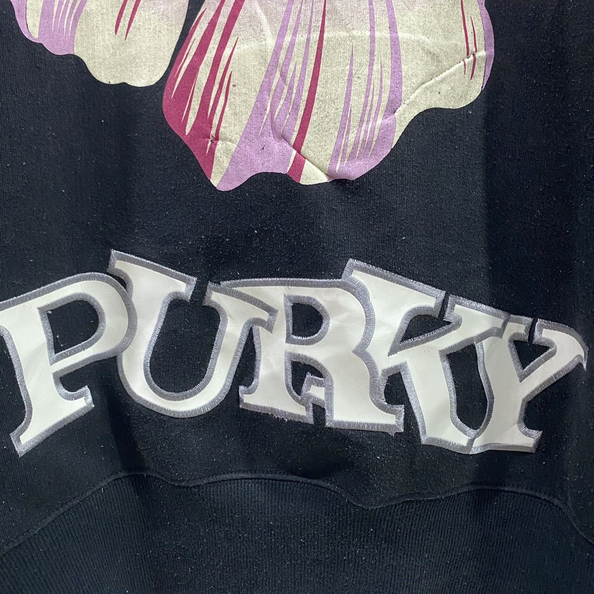Japanese Brand Rare purky big logo sweatshirt embroidery Size US L / EU 52-54 / 3 - 3 Thumbnail