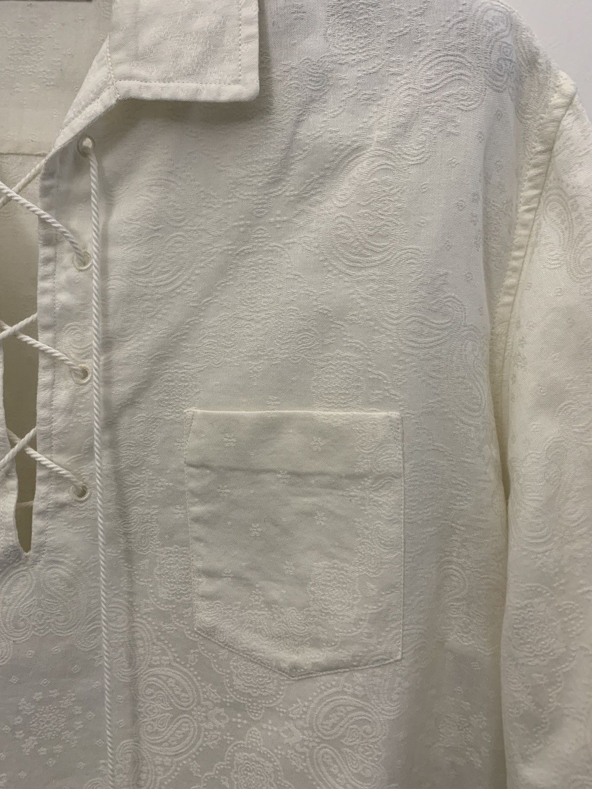 Saint Laurent Paris Saint Laurent Paris 19ss Embroidered Tunic Shirt Size US M / EU 48-50 / 2 - 4 Thumbnail