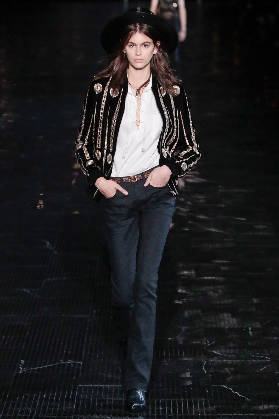 Saint Laurent Paris Saint Laurent Paris 19ss Embroidered Tunic Shirt Size US M / EU 48-50 / 2 - 1 Thumbnail