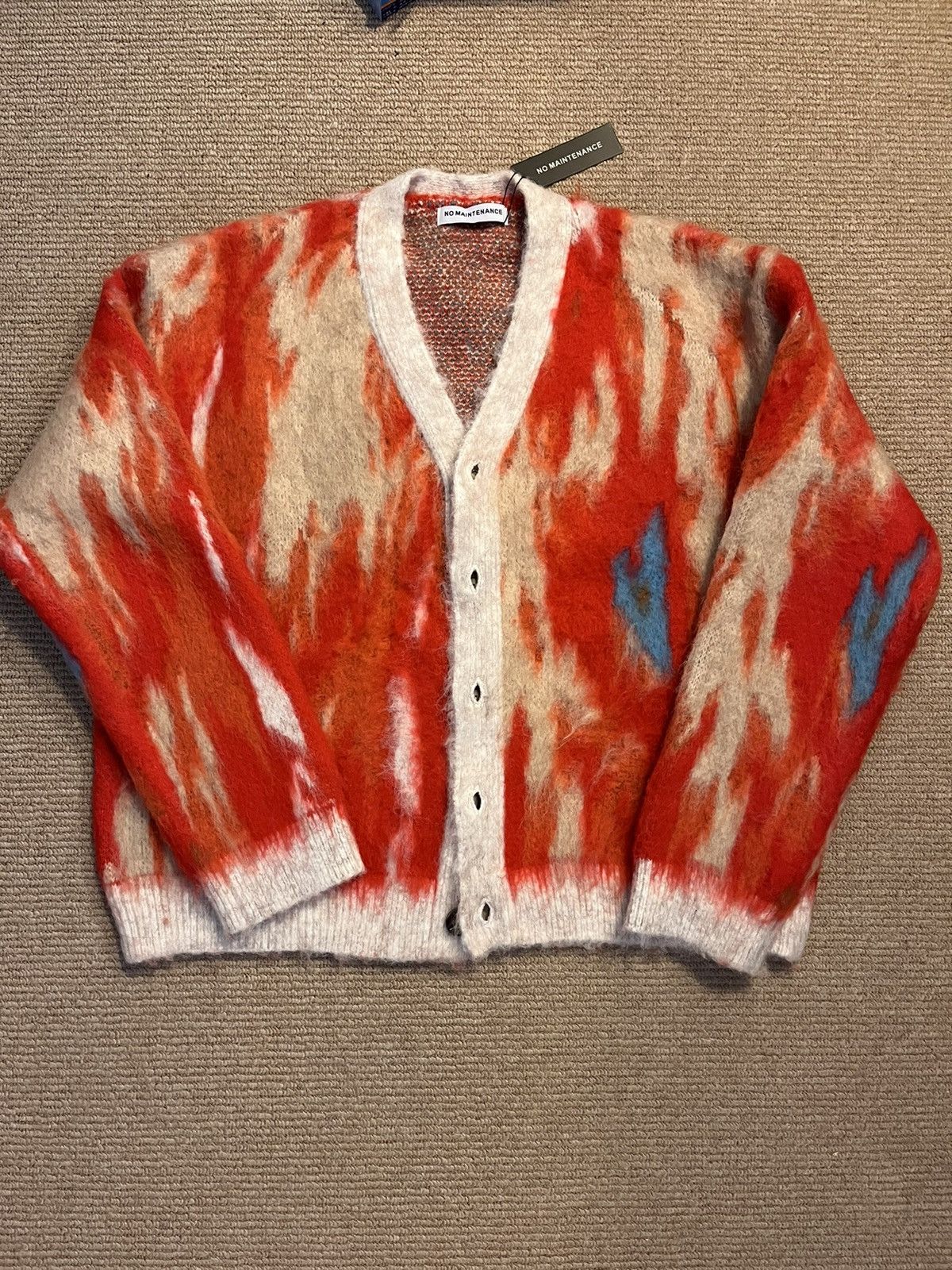 No Maintenance NO MAINTENANCE STILL SHAG WOOL CARDIGAN LARGE Size US L / EU 52-54 / 3 - 1 Thumbnail