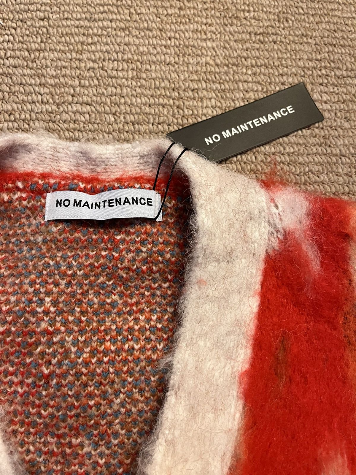 No Maintenance NO MAINTENANCE STILL SHAG WOOL CARDIGAN LARGE Size US L / EU 52-54 / 3 - 6 Thumbnail