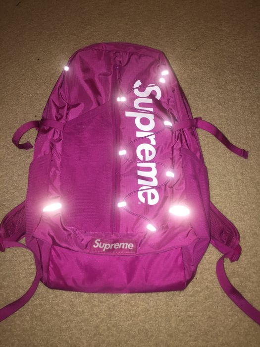 Supreme Pink Supreme Backpack Grailed