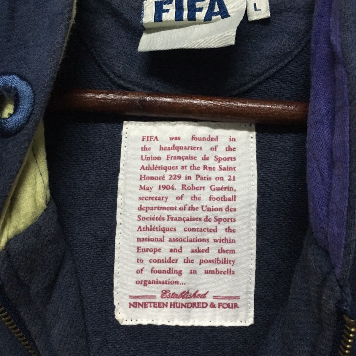 Other 💥💥 Vintage Fifa x Mcm Hoodie Sweatshirt Zip Ups Sweater Size US L / EU 52-54 / 3 - 8 Thumbnail