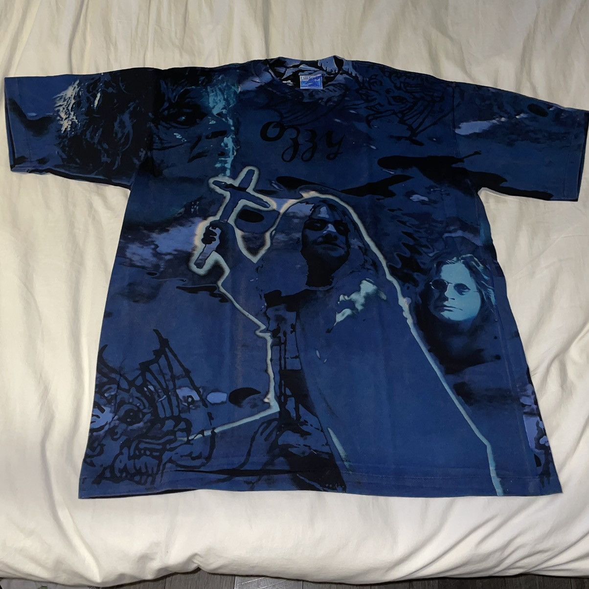 Travis Scott × Vintage Ozzy Osbourne 1992 All Over Print Tattoo