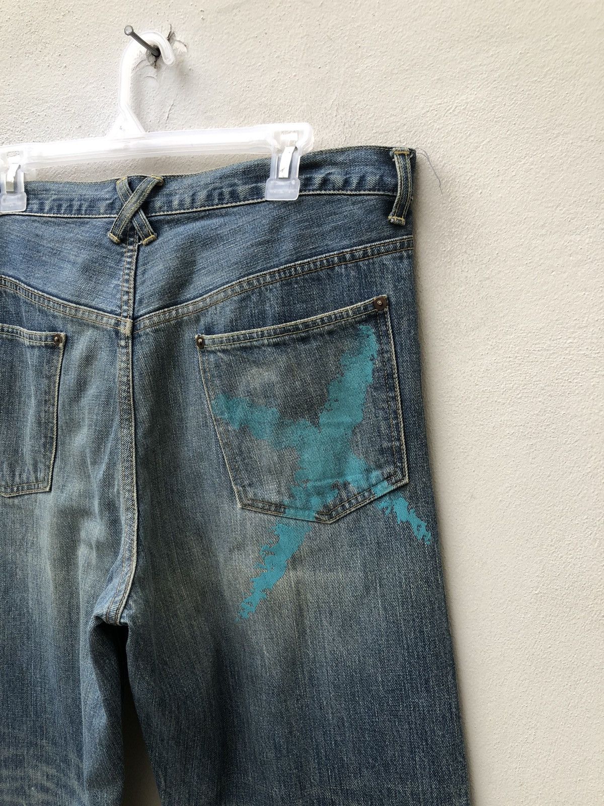 Vintage E2 Denim Japan Erratic Essence Painter Denim Jeans Size US 34 / EU 50 - 15 Thumbnail